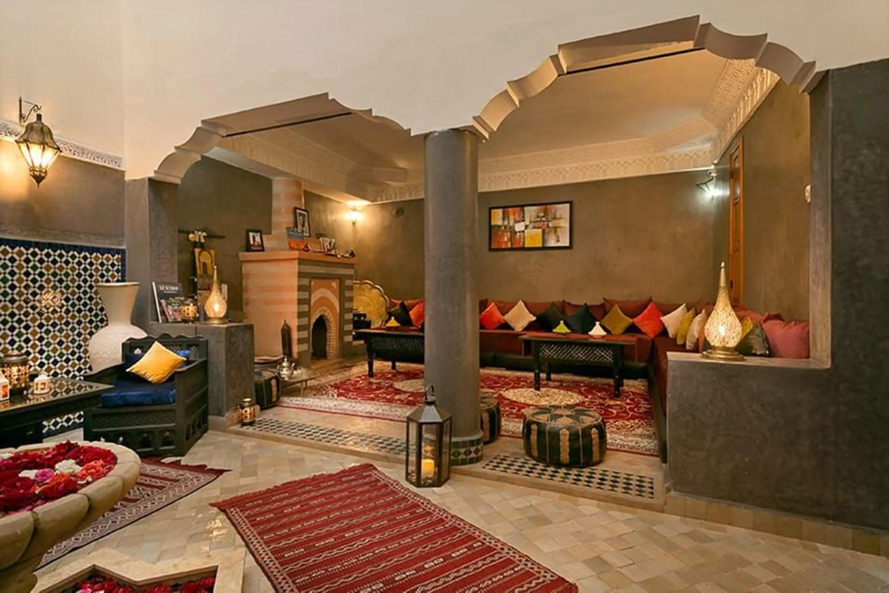 Living room in Arabian Riad Marrakech