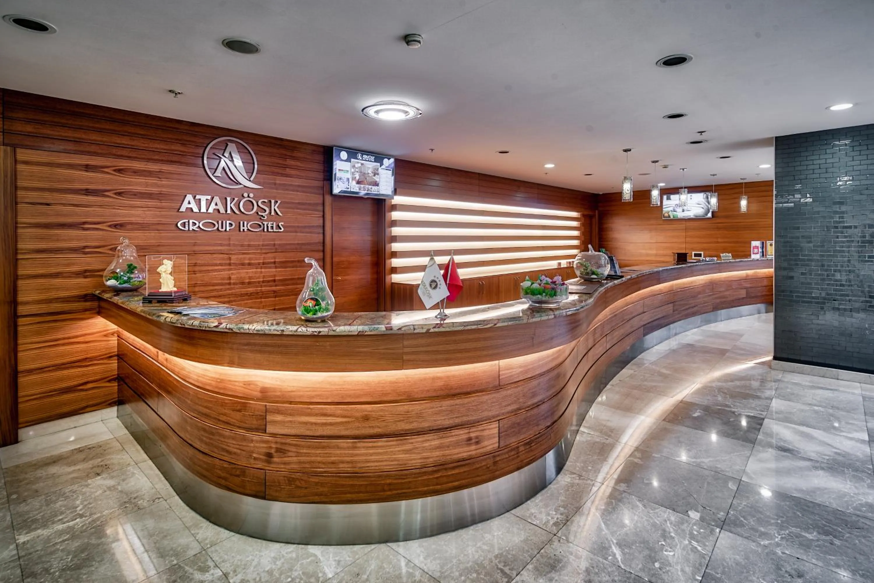 Lobby or reception in Atakosk Group Hotels