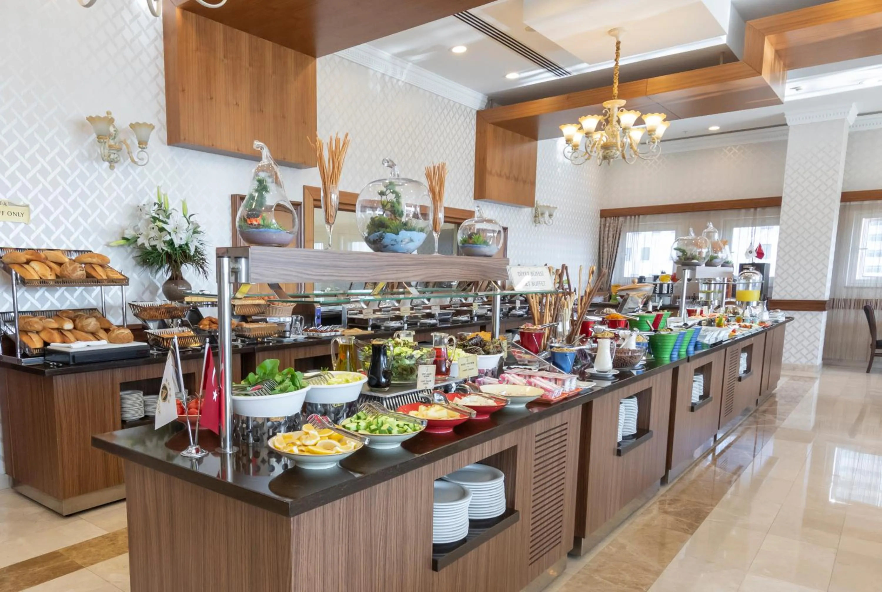 Buffet breakfast in Atakosk Group Hotels
