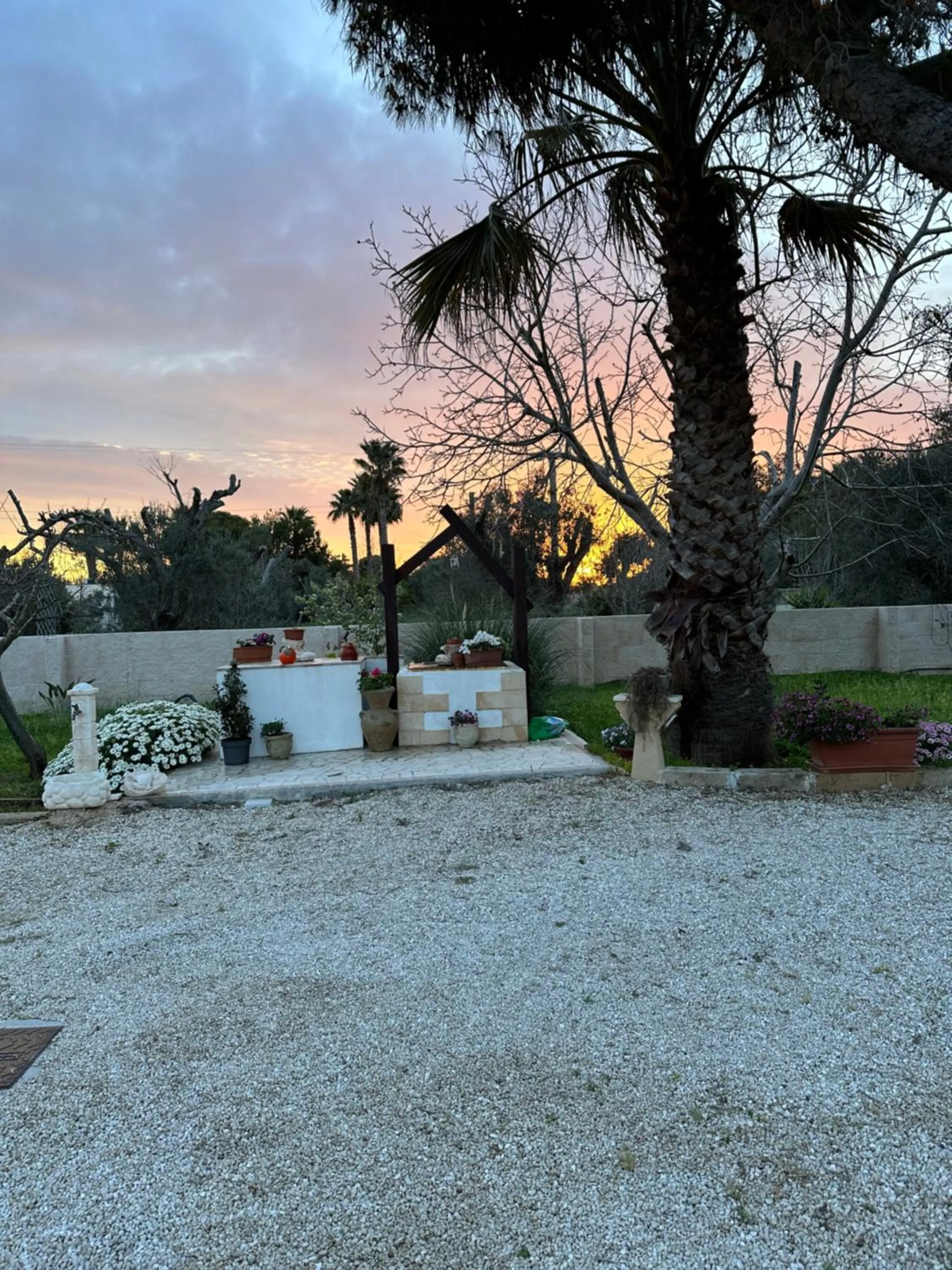 Garden view in B&B Angolo Magico