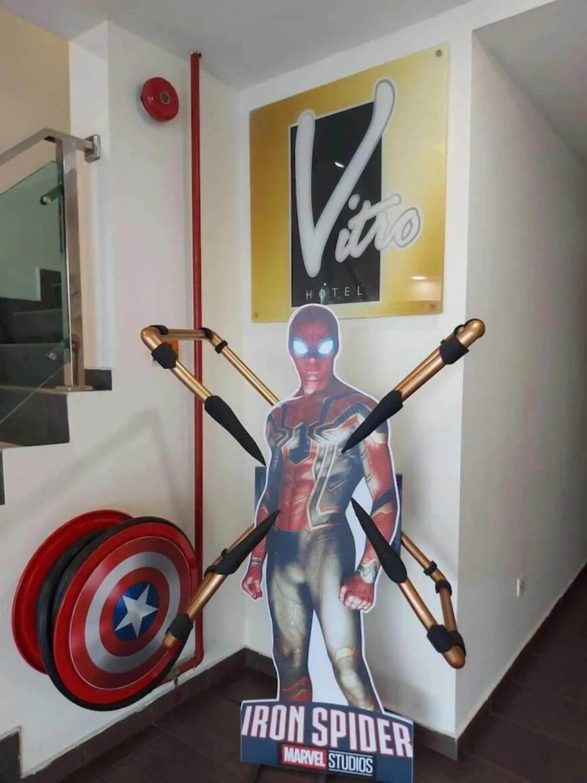 Decorative detail in Vitro Hotel