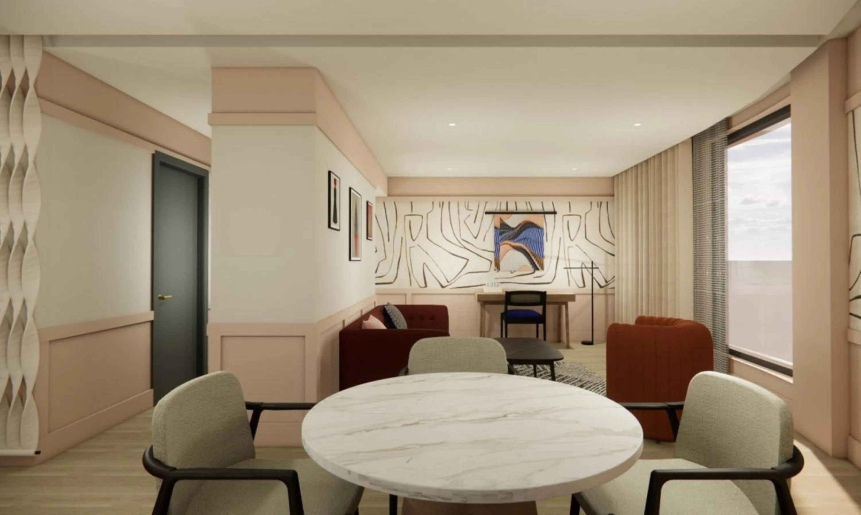 Bedroom in Hotel Indigo Gloucester - The Forum by IHG