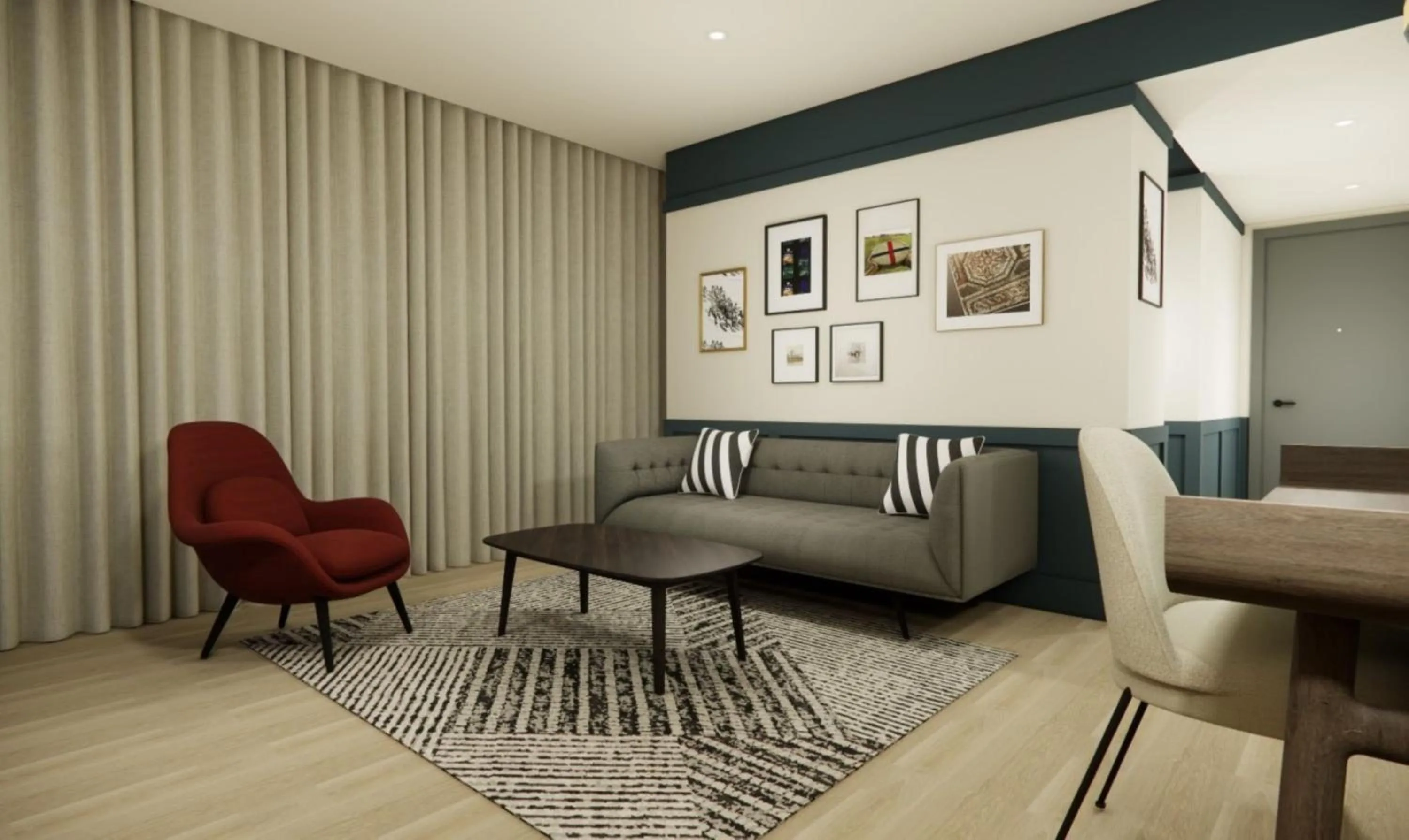 Photo of the whole room in Hotel Indigo Gloucester - The Forum by IHG