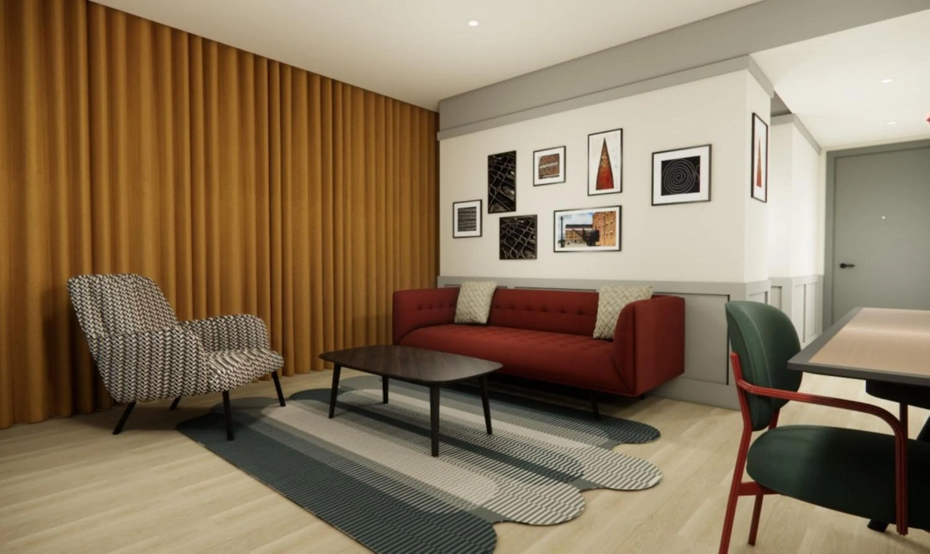 Bedroom in Hotel Indigo Gloucester - The Forum by IHG