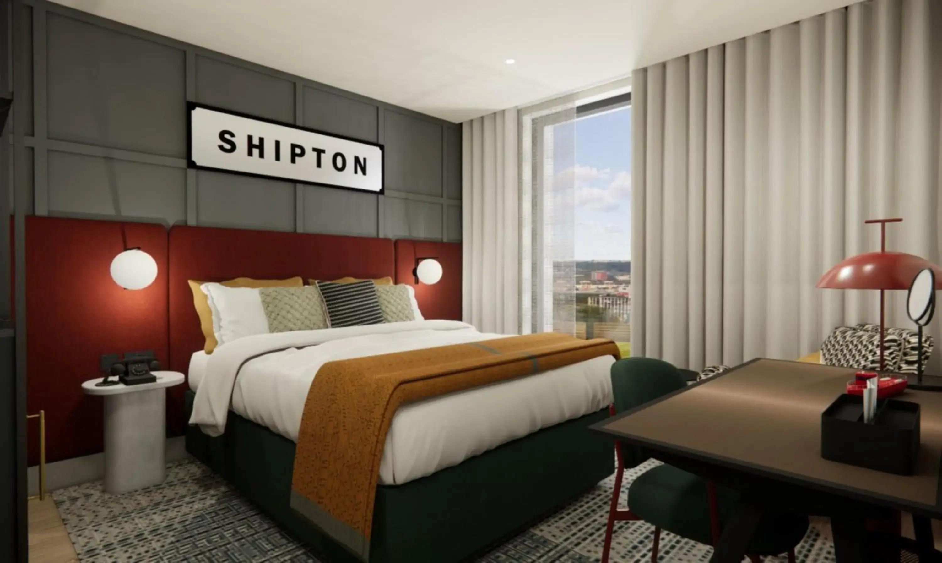 Premium Queen Room in Hotel Indigo Gloucester - The Forum by IHG Premium Queen Room in Hotel Indigo Gloucester - The Forum by IHG