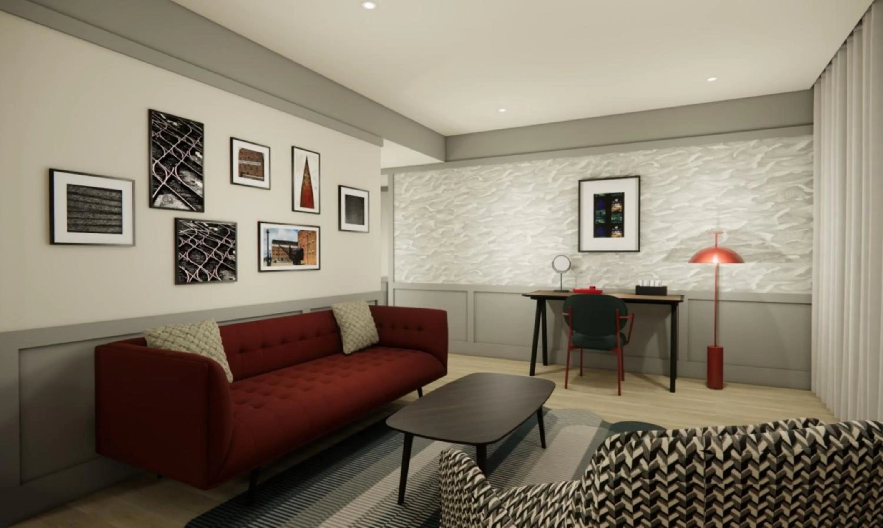 Bedroom in Hotel Indigo Gloucester - The Forum by IHG