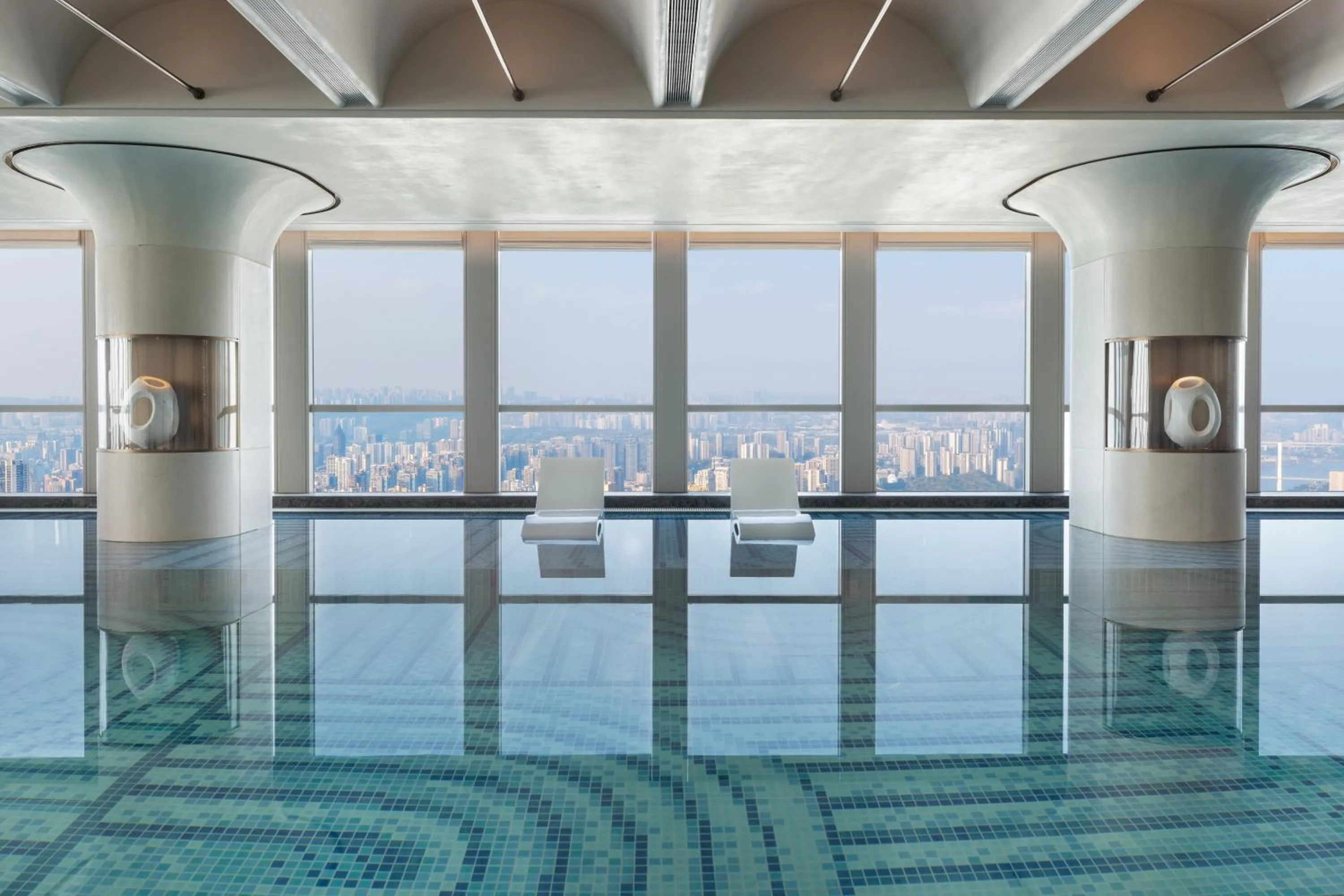 Pool view in Vignette Collection TFT Chongqing by IHG