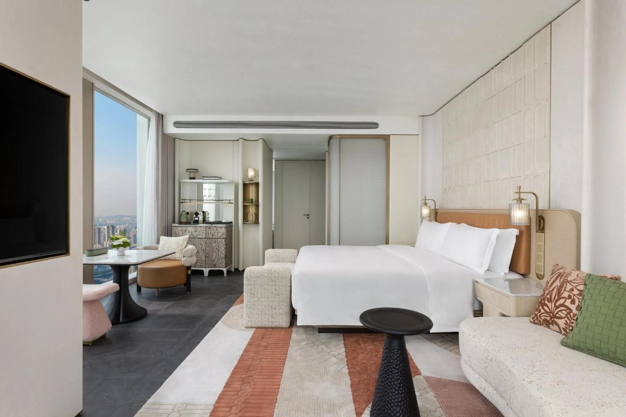 Photo of the whole room, Bed in Vignette Collection TFT Chongqing by IHG