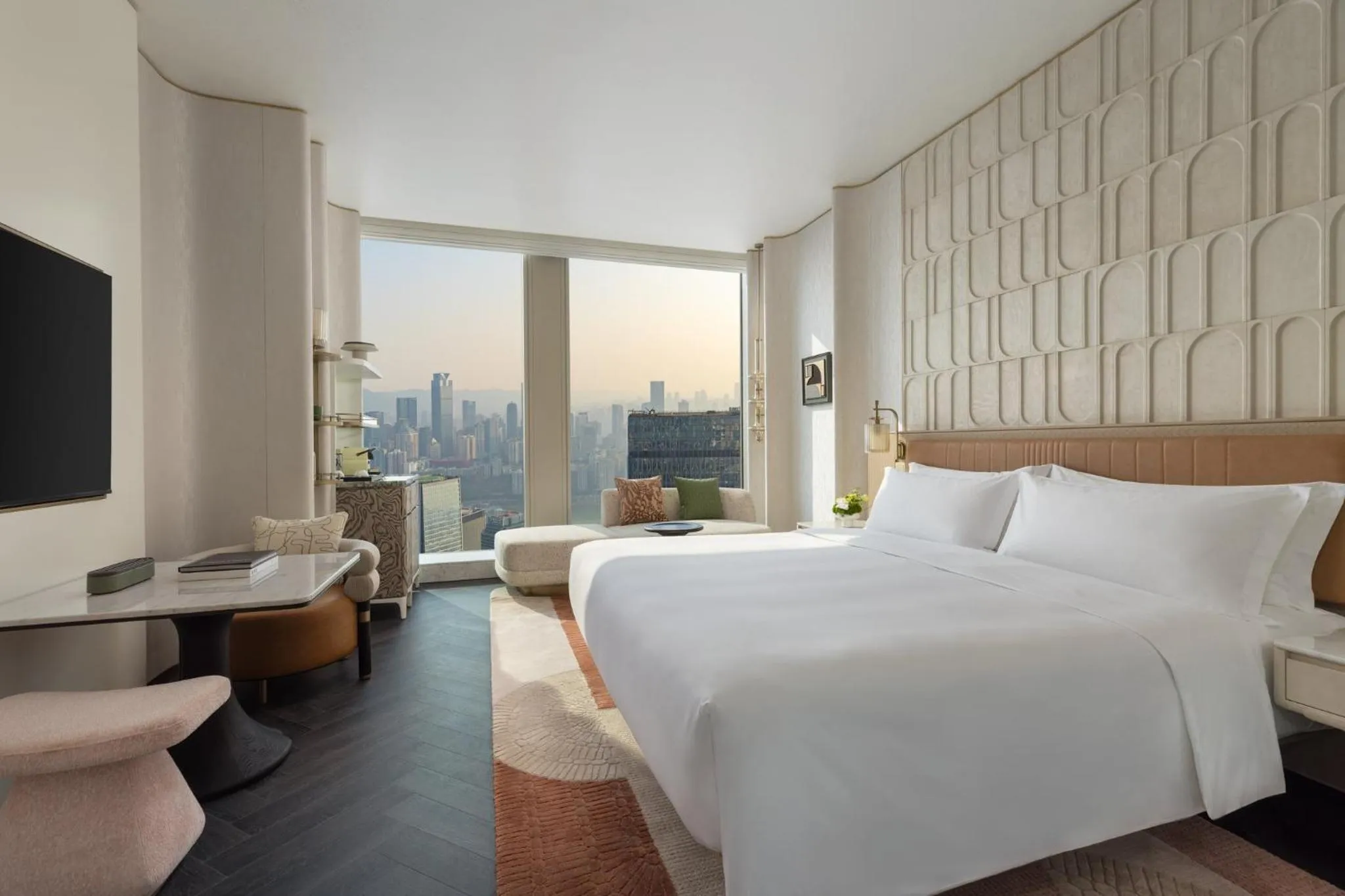 Photo of the whole room, Bed in Vignette Collection TFT Chongqing by IHG