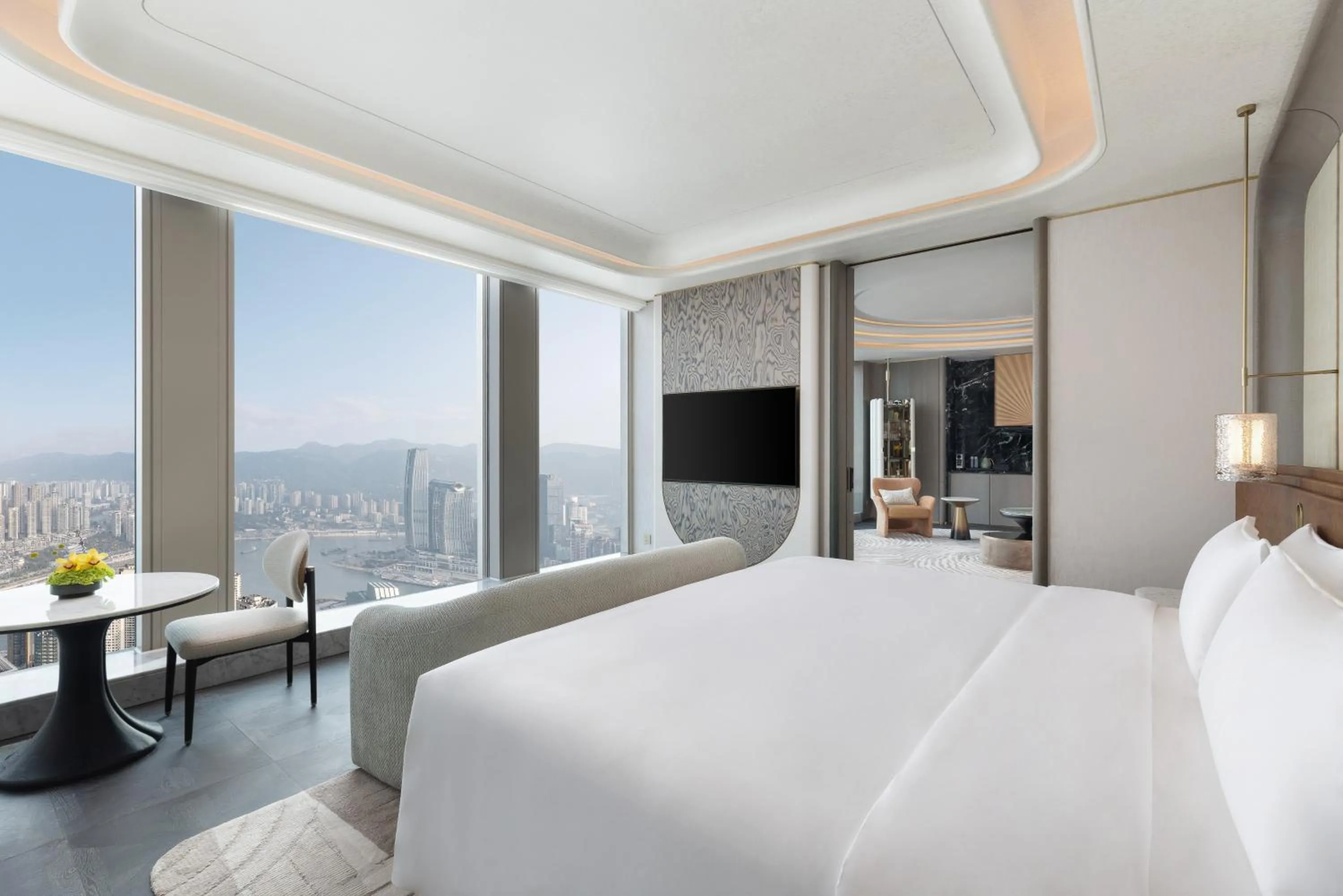 Photo of the whole room, Bed in Vignette Collection TFT Chongqing by IHG