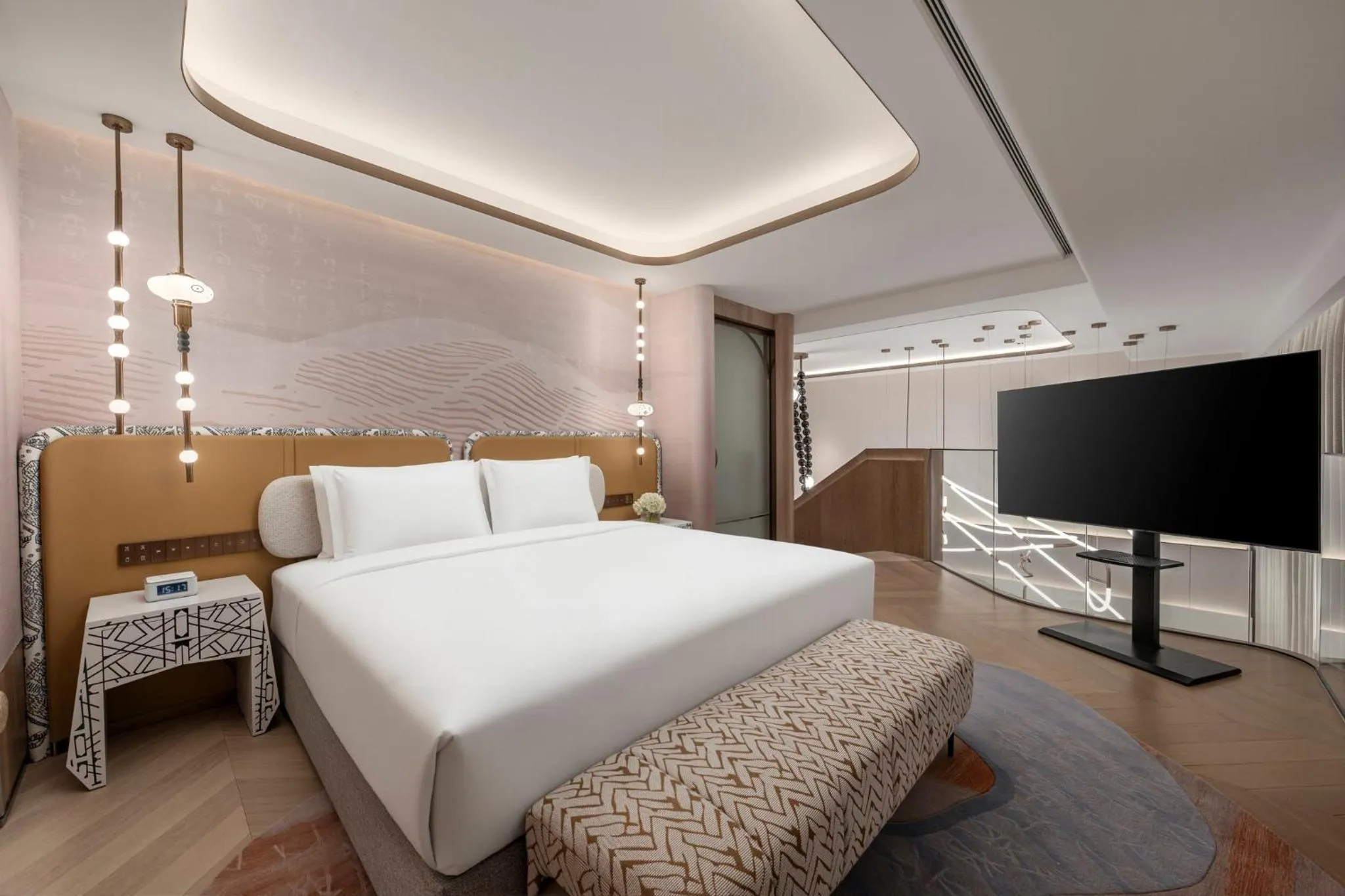 Bedroom, Bed in Hotel Indigo Xi'an High-tech Zone by IHG