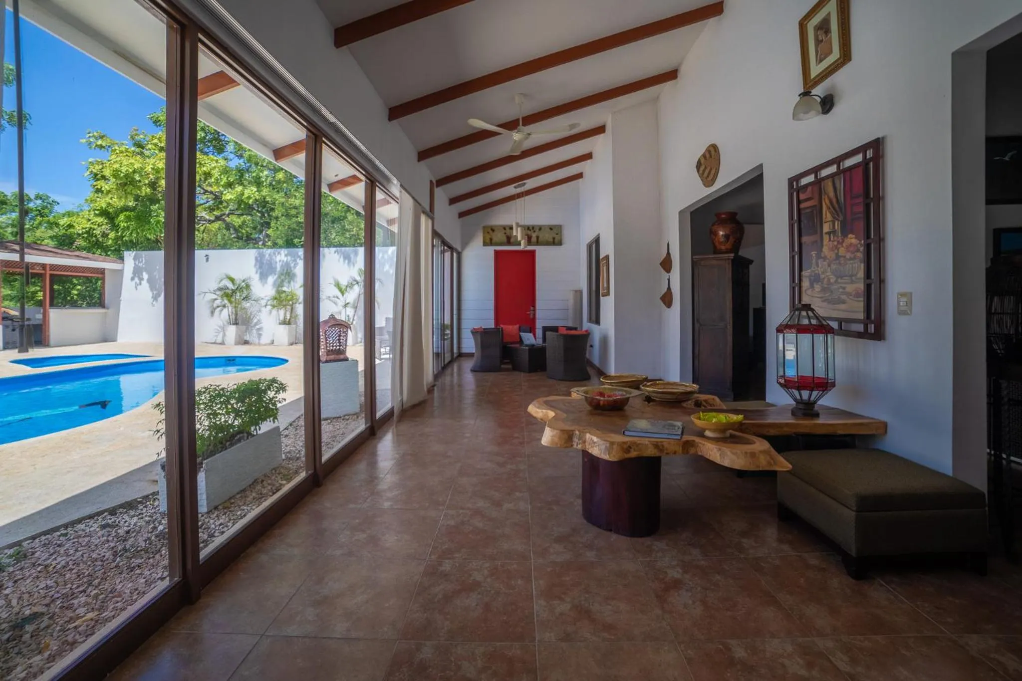 Pool view in Rancho Humo Estancia