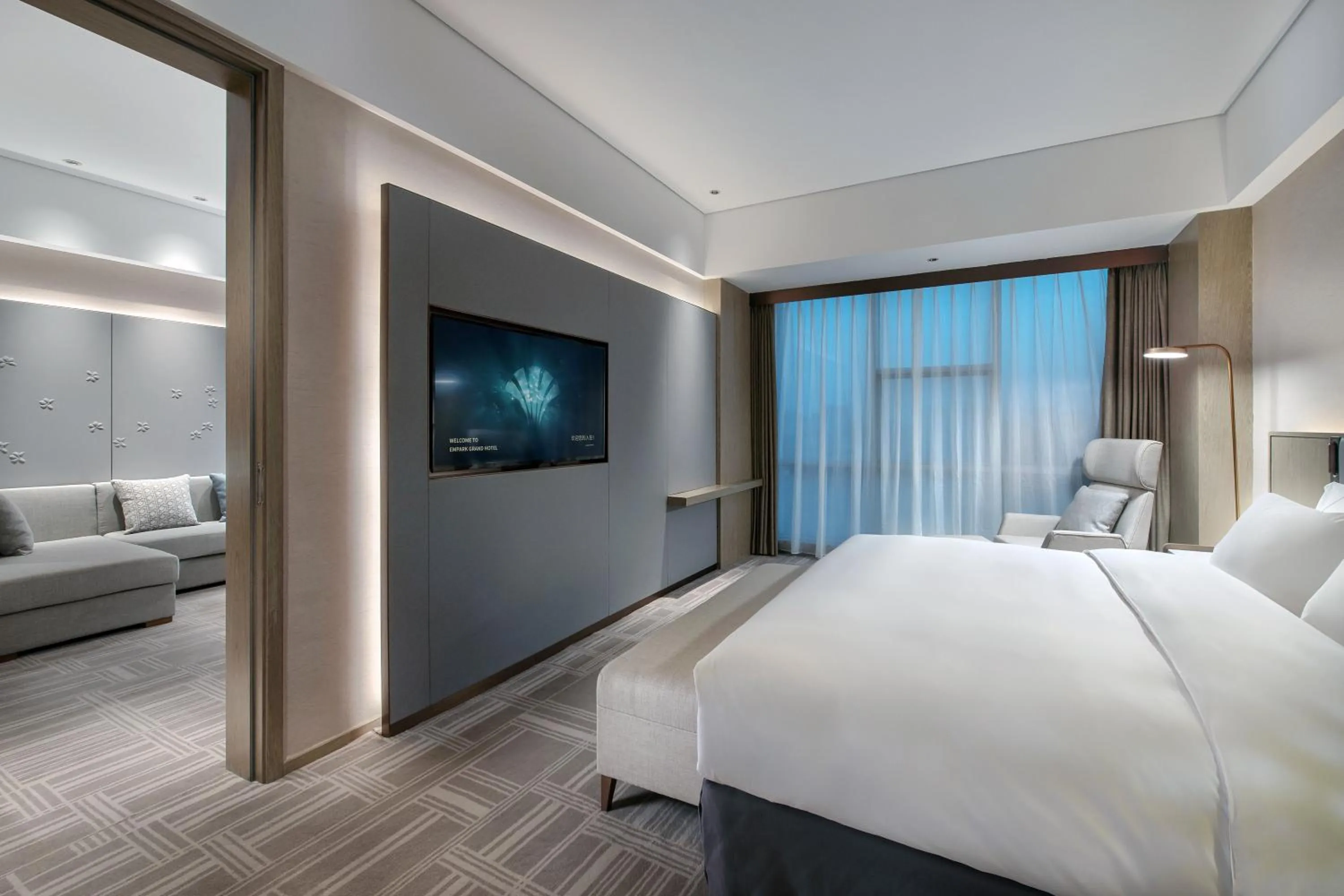 Bed in Empark Grand Hotel Fuzhou