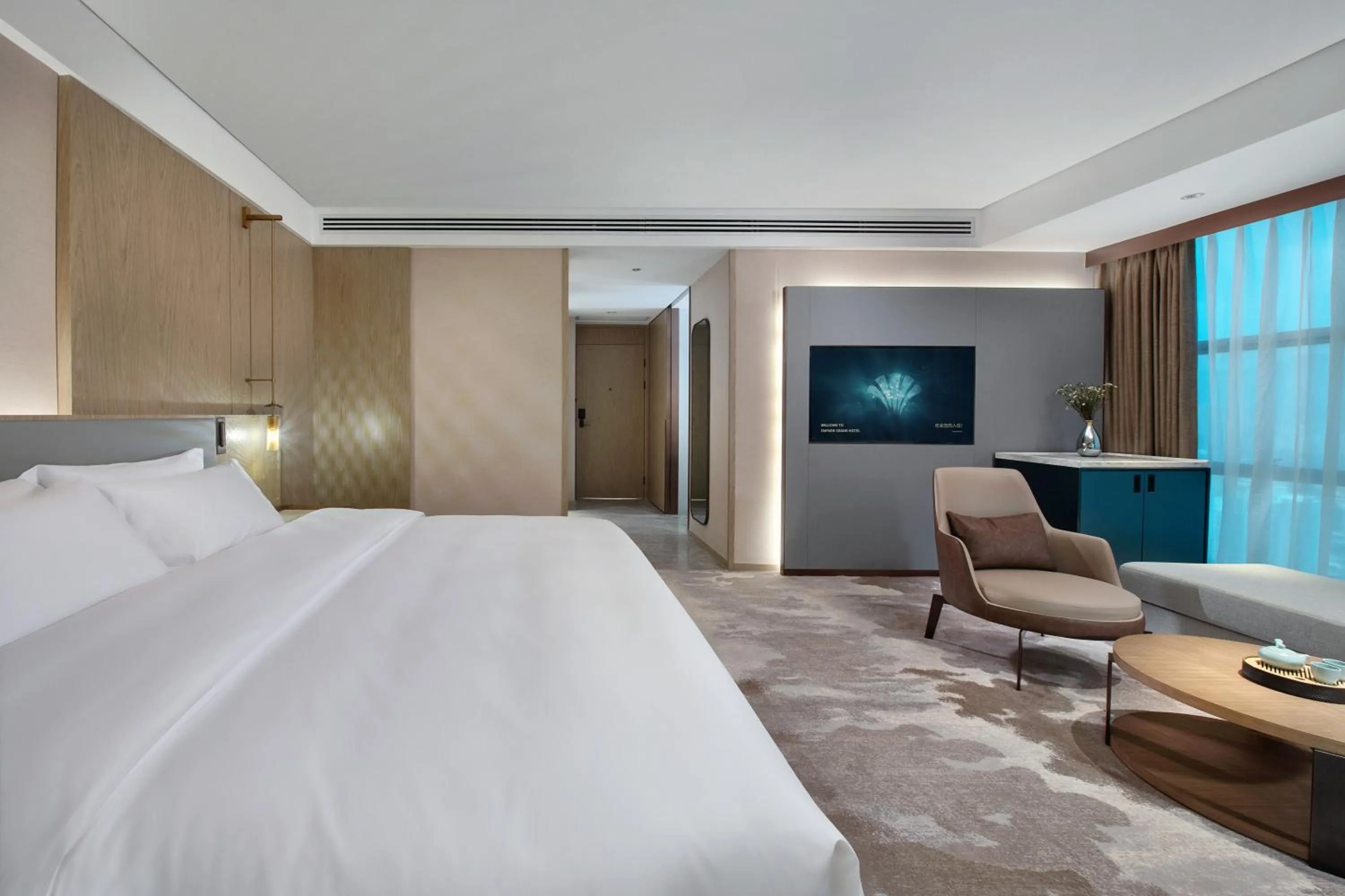 Bed in Empark Grand Hotel Fuzhou