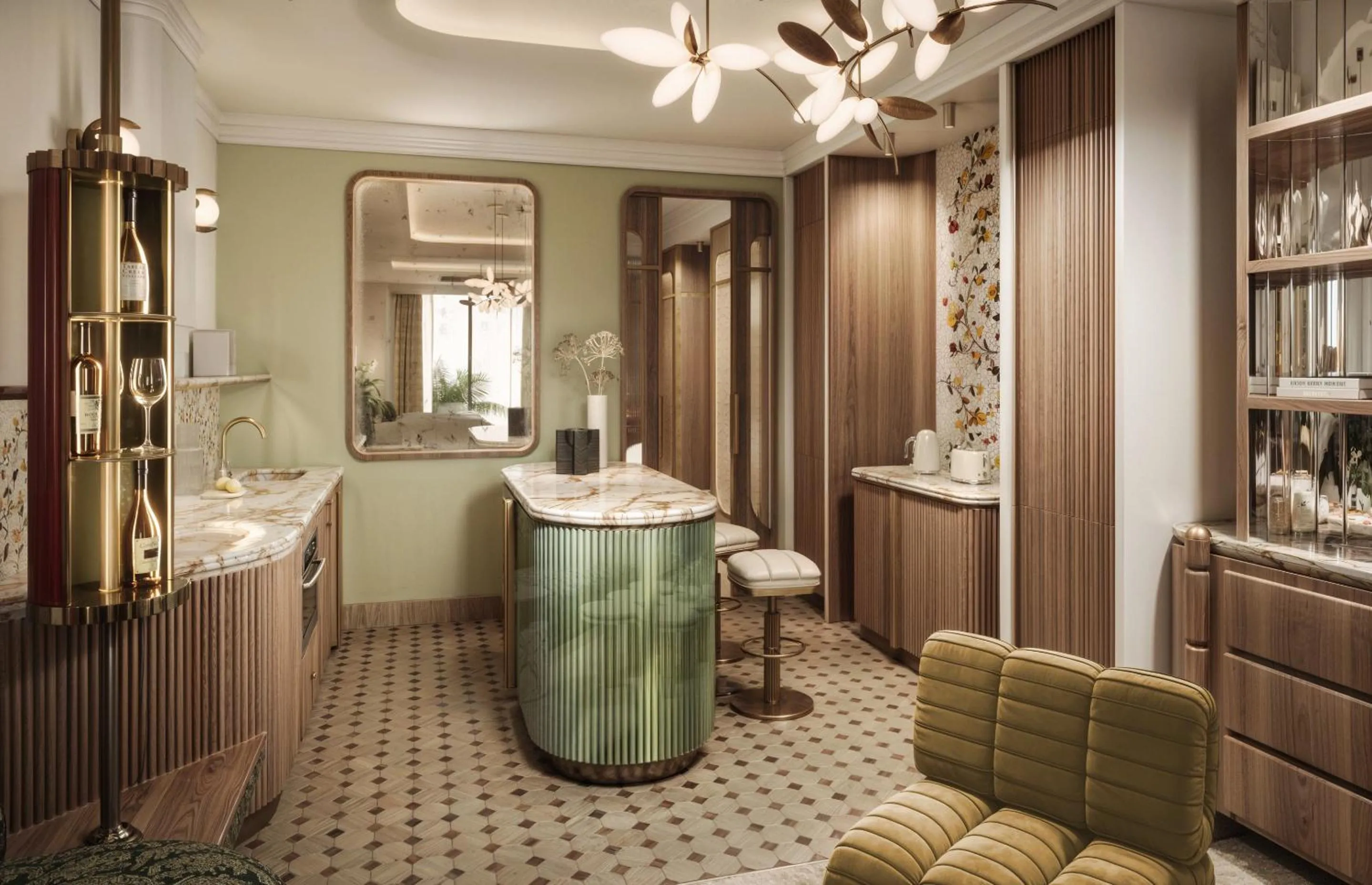 Living room in Roswyn, a Morgans Originals Hotel