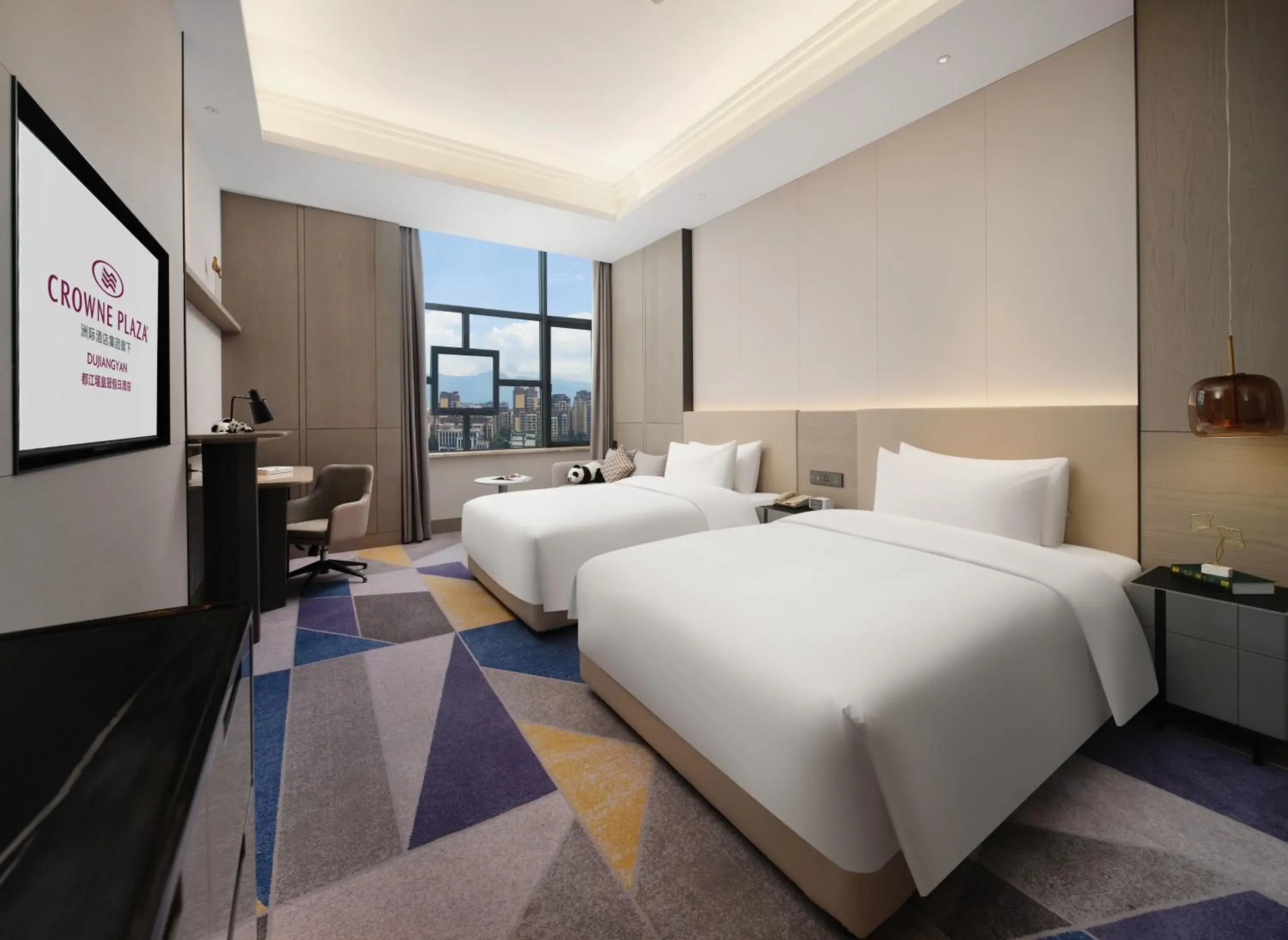 Standard Twin Room in Crowne Plaza Dujiangyan by IHG Standard Twin Room in Crowne Plaza Dujiangyan by IHG