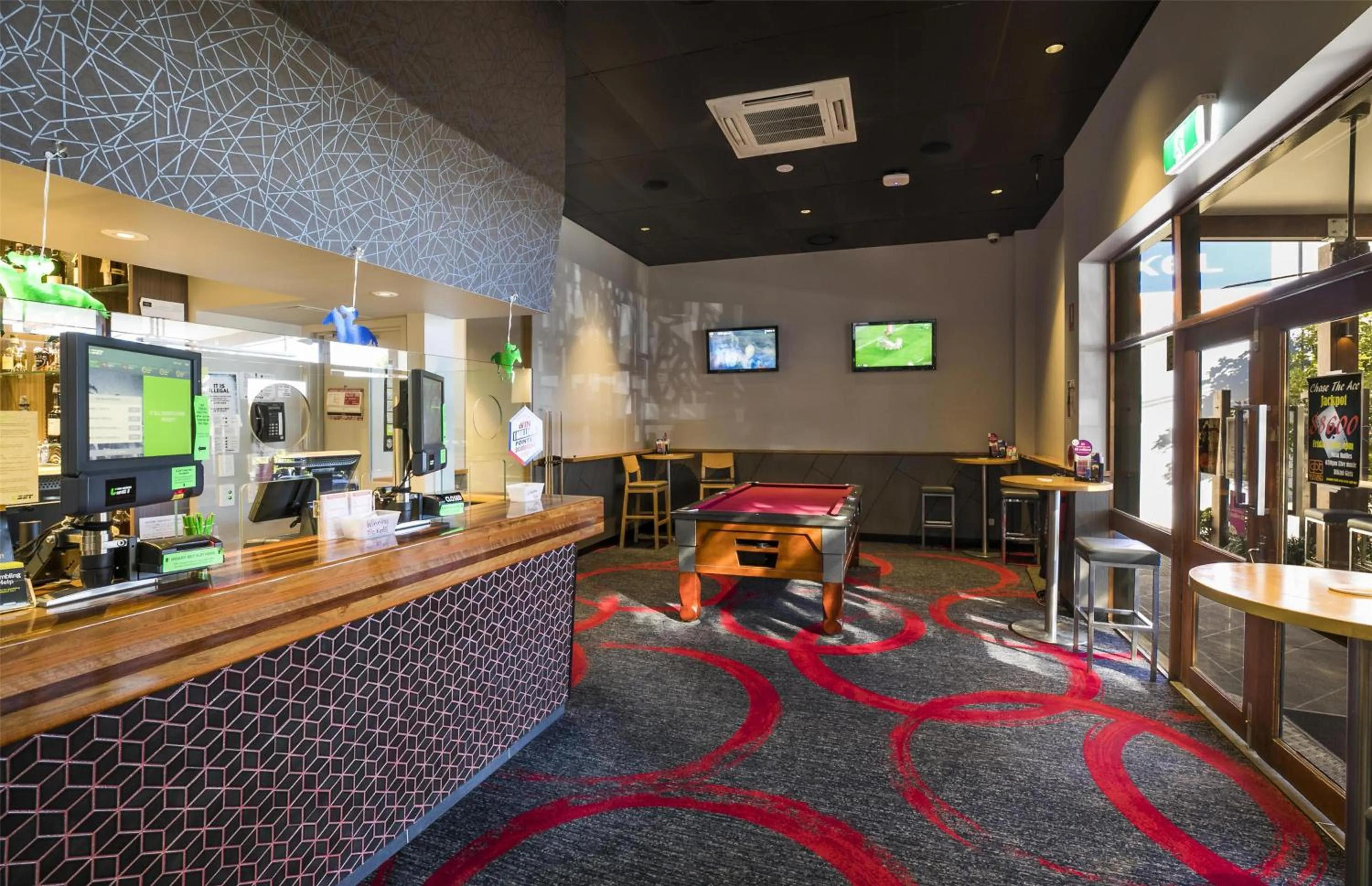 Billiard in Nightcap at Golden Beach Tavern