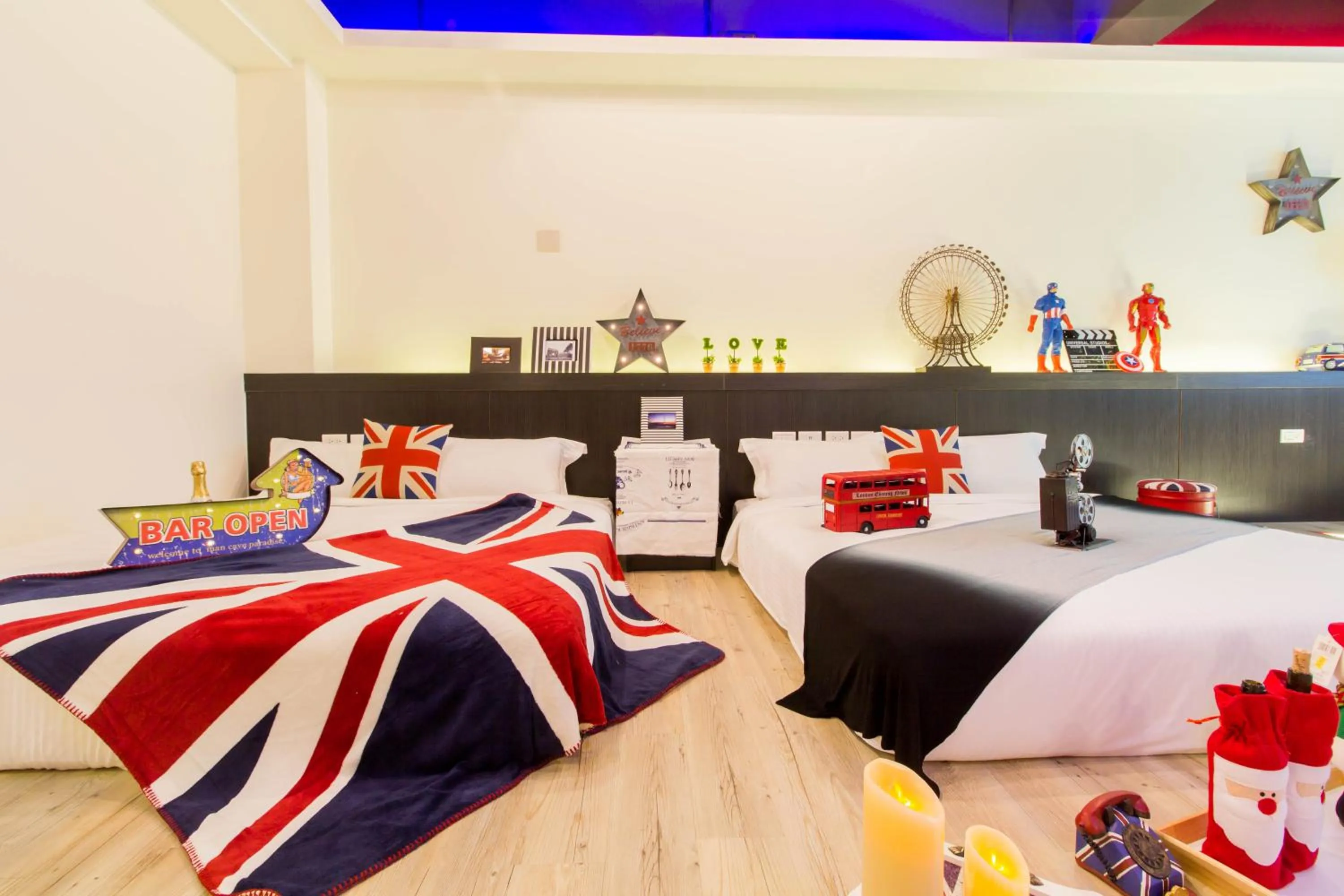 bunk bed, Bed in 宜蘭I Do主題電梯民宿