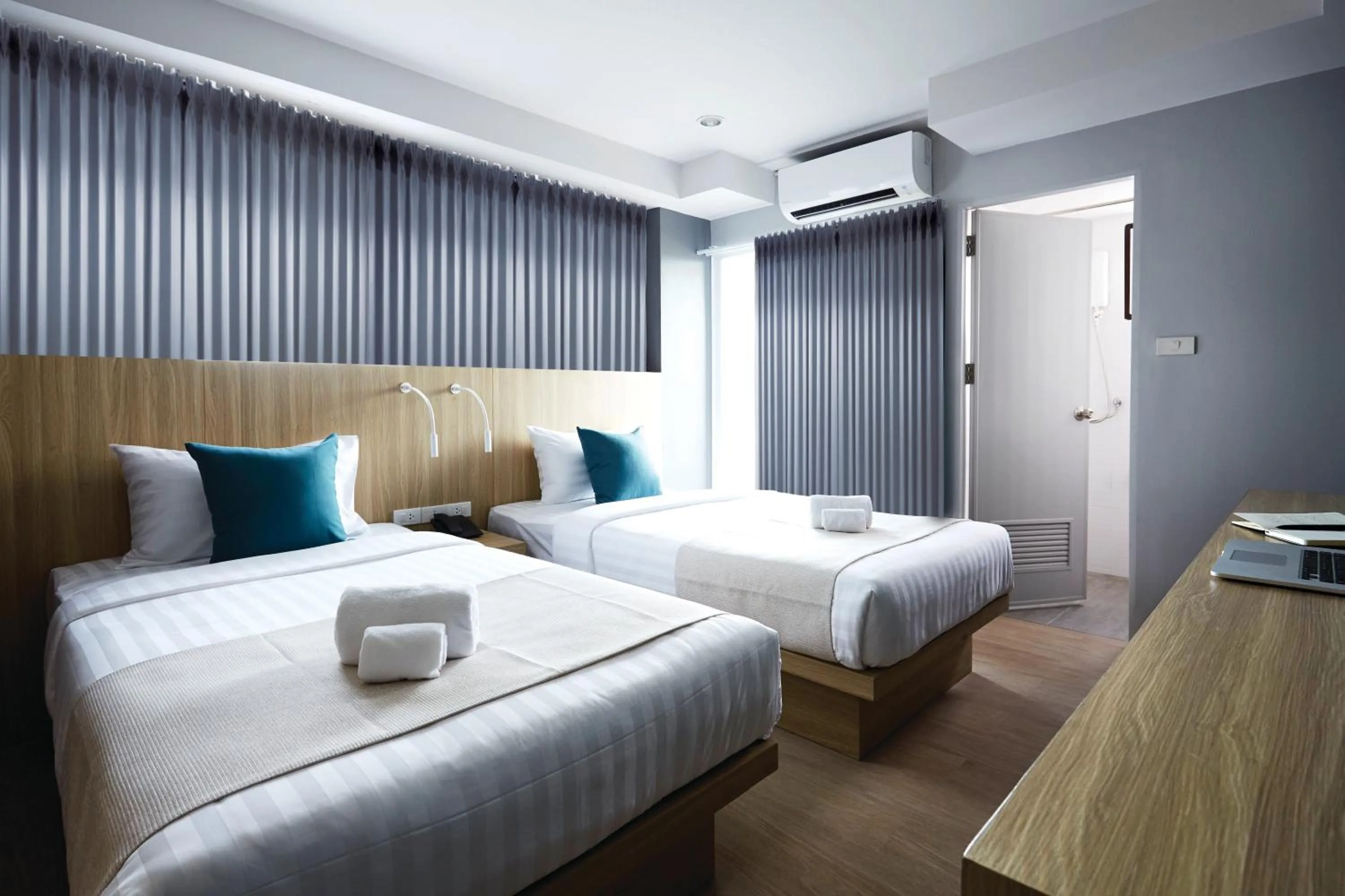 Bedroom, Bed in Theorie Hotel Sukhumvit 107 by Tolani - SHA Extra Plus