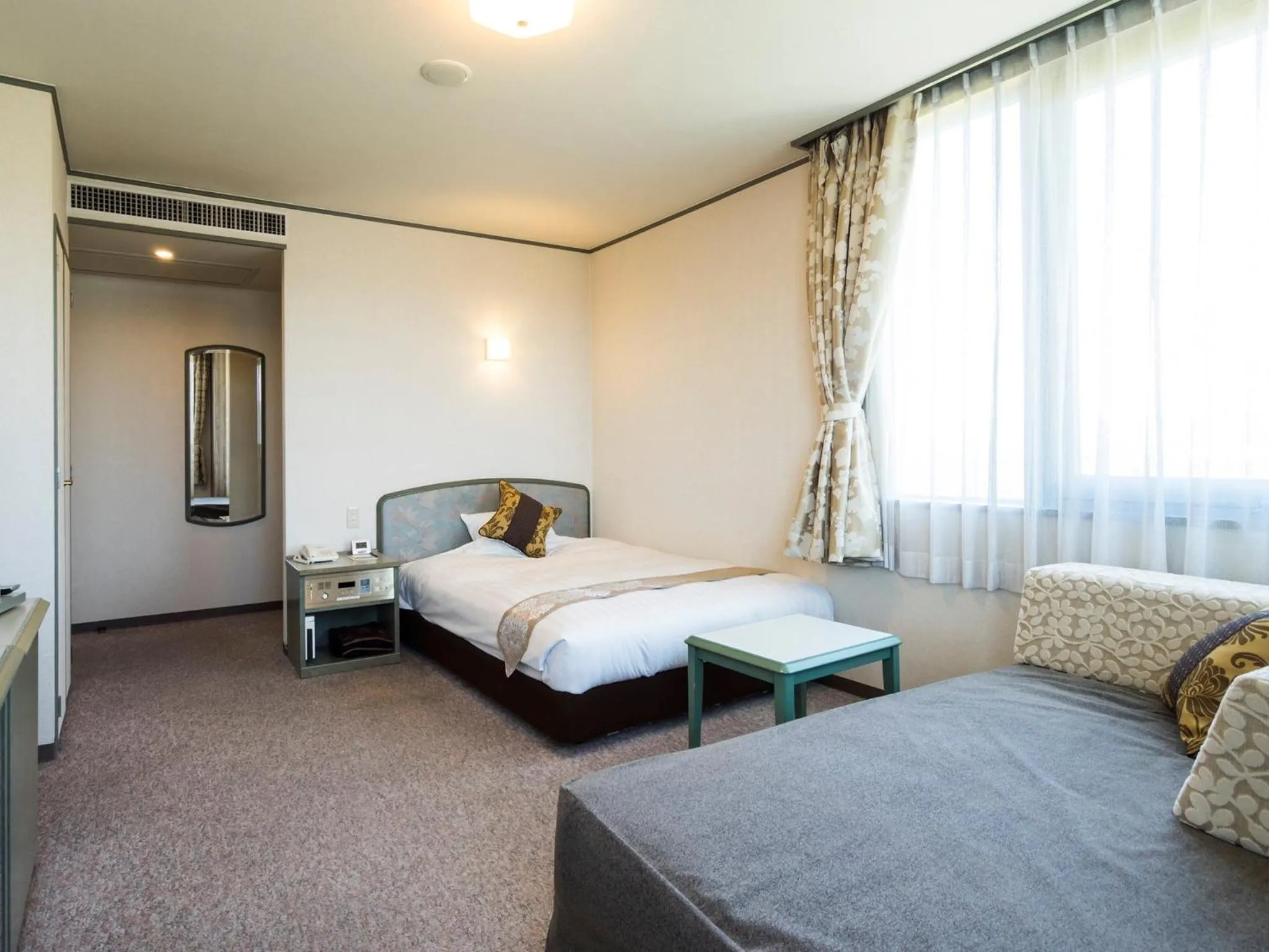 Photo of the whole room, Bed in Hotel Areaone Hiroshima Wing