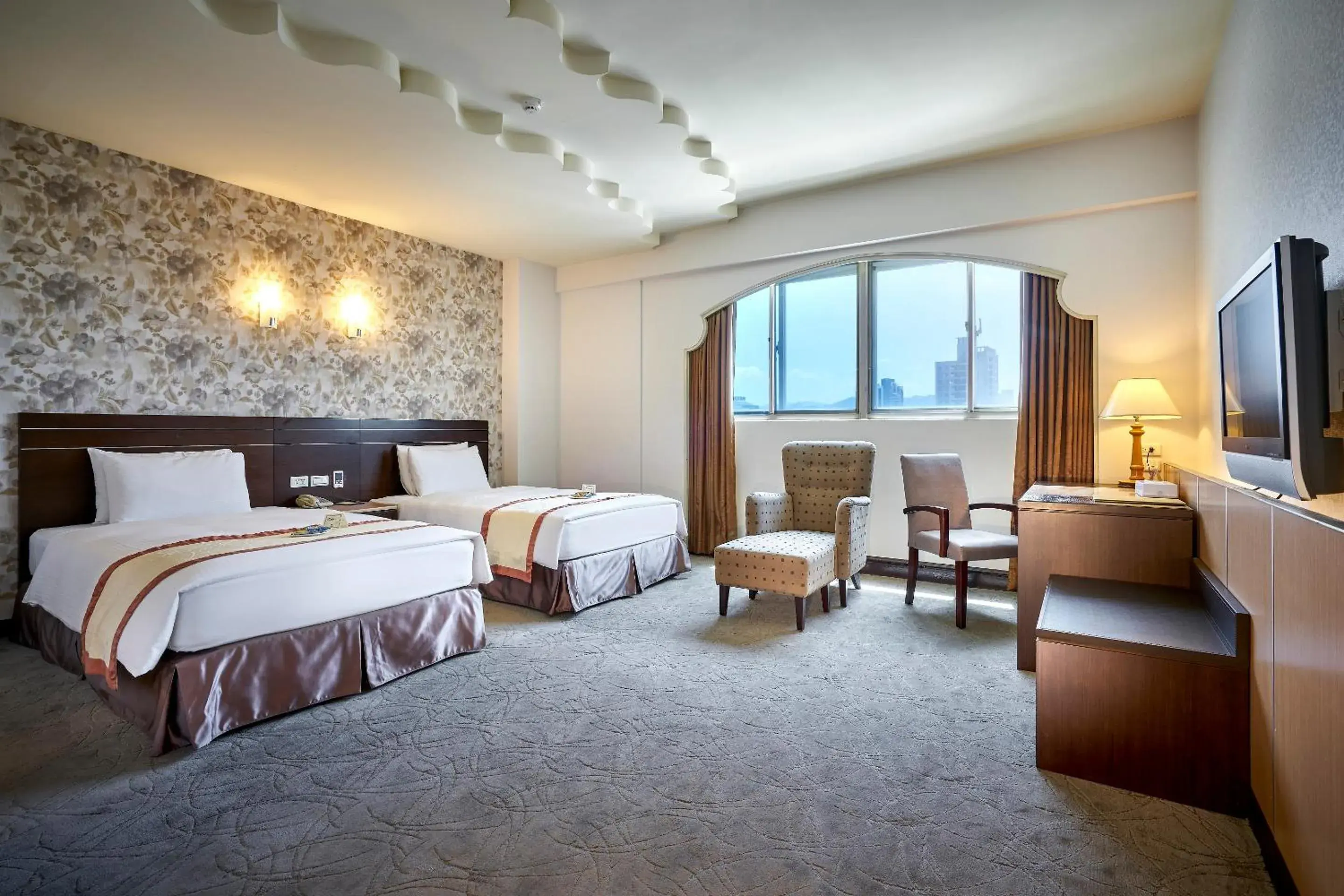 Executive Twin Room in Ho Fong Business Stay Executive Twin Room in Ho Fong Business Stay