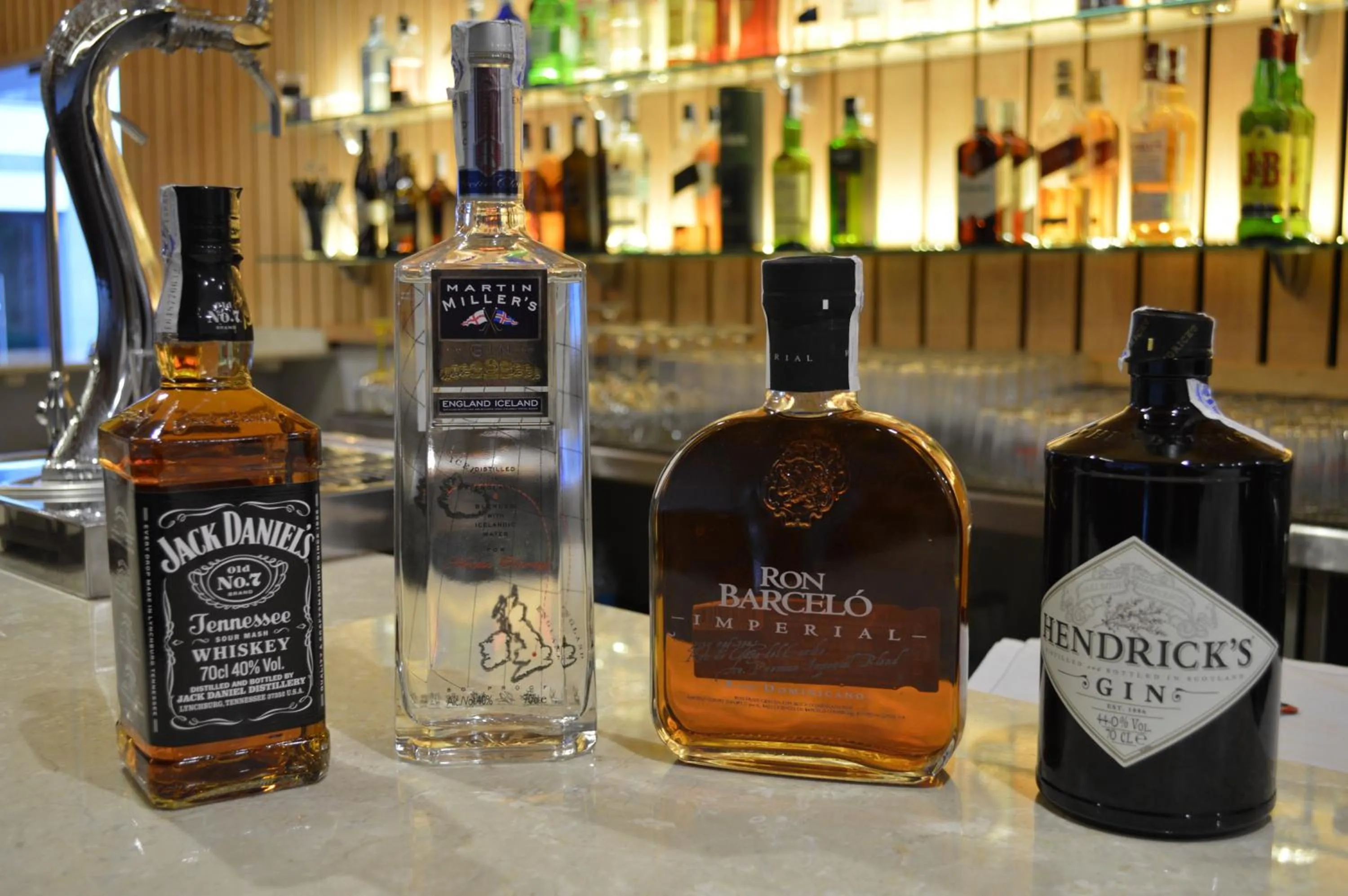 Alcoholic drinks in Hotel Rural Las Monteras