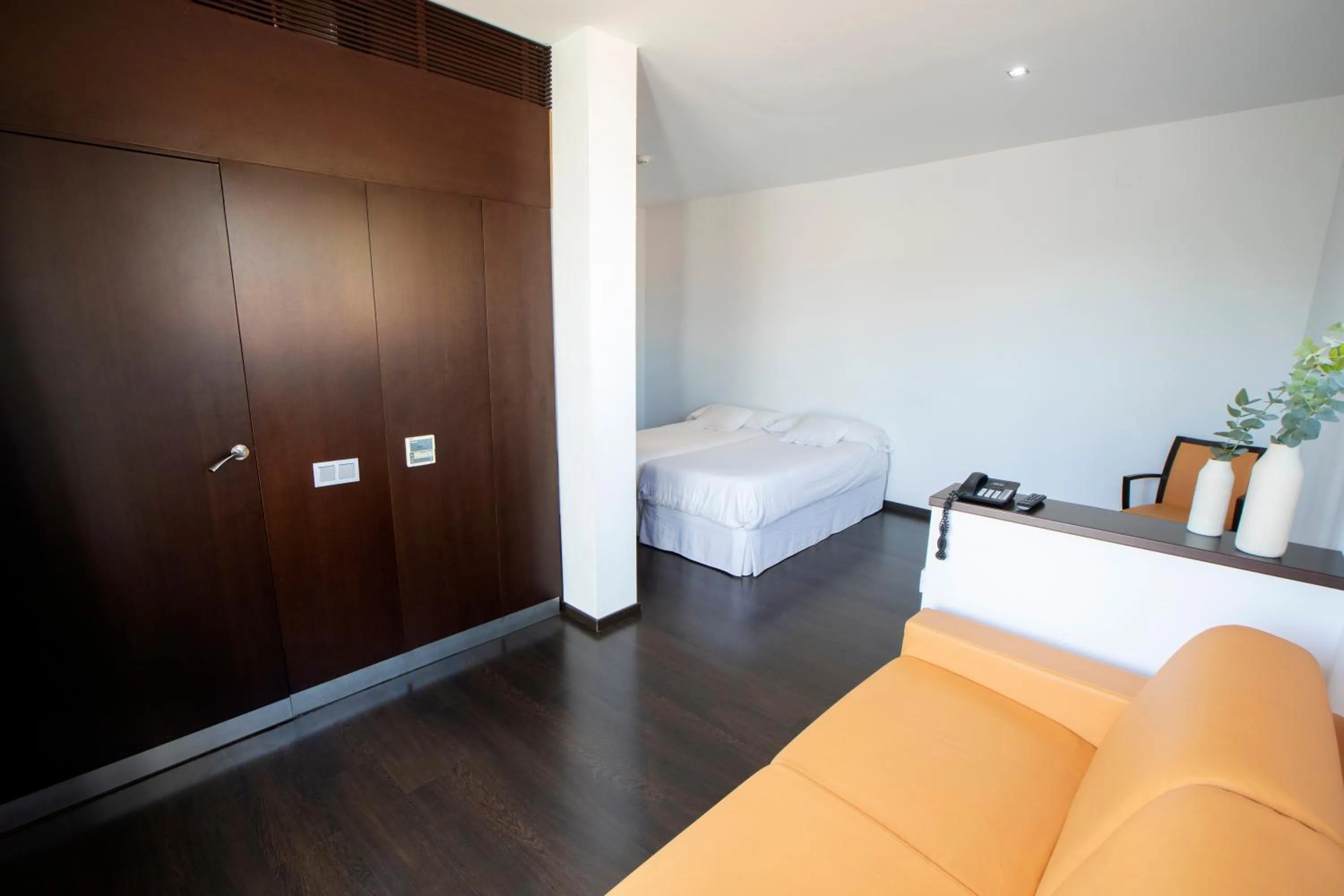 Bed in Hotel Rural Las Monteras