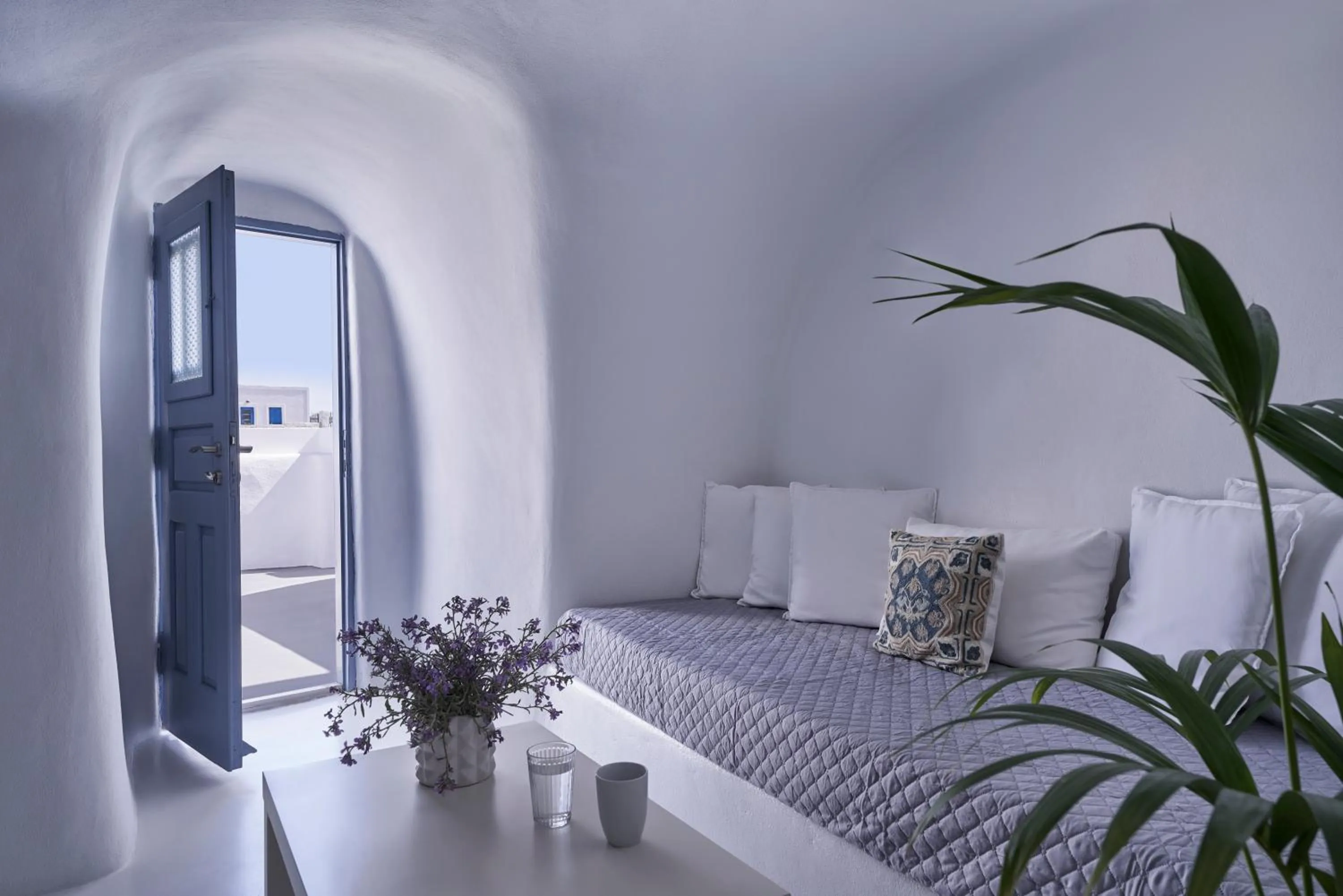 Living room, Bed in Fava Eco Suites