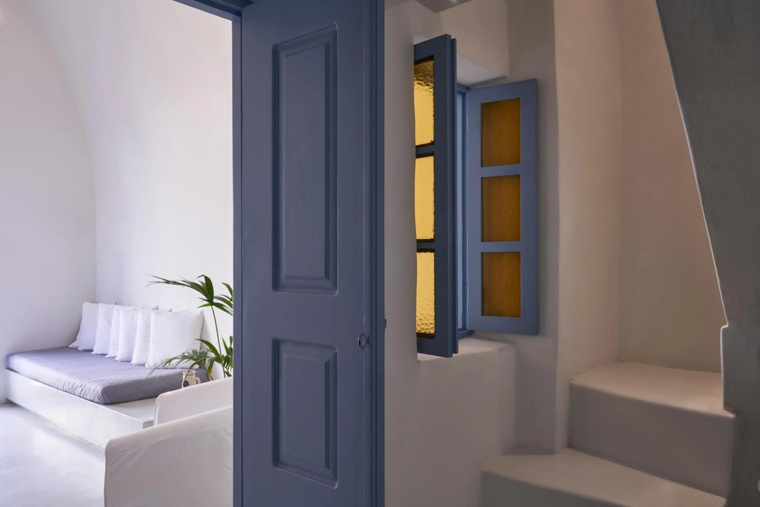 Living room, Bed in Fava Eco Suites