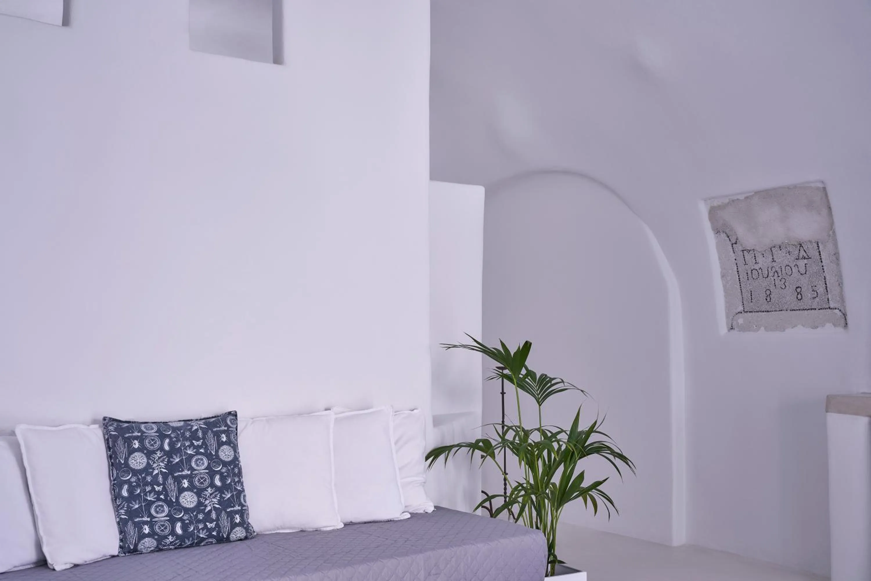 Living room, Bed in Fava Eco Suites