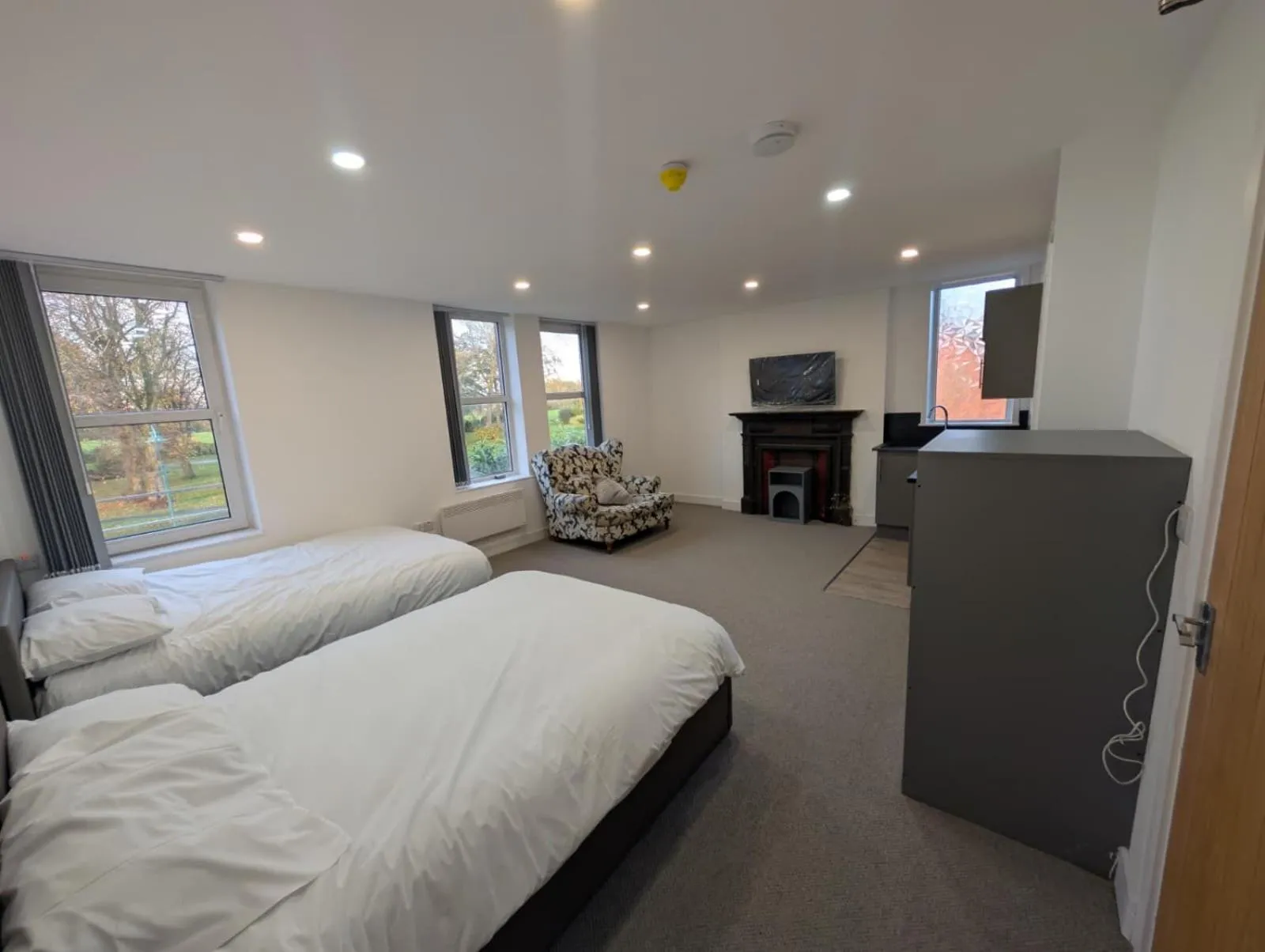 Bedroom, Bed in Park Lodge Preston