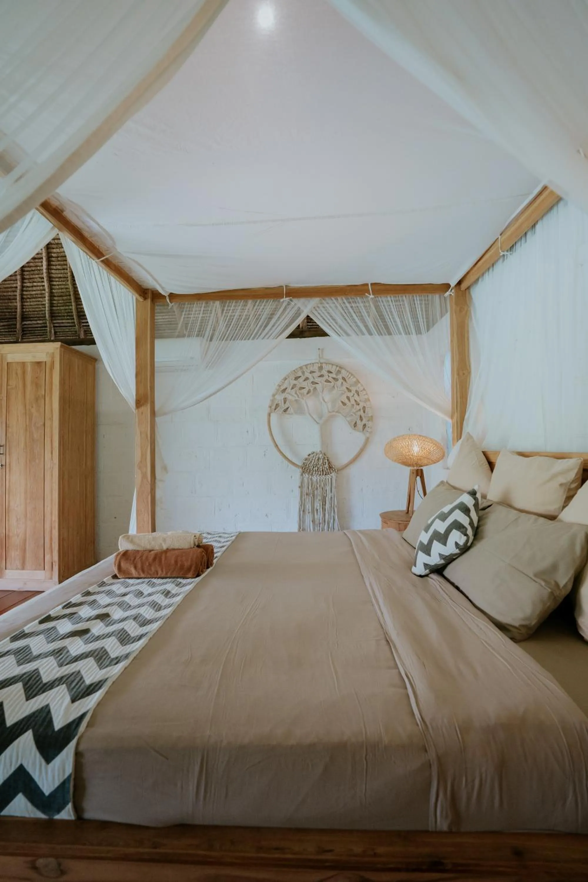 Bed in Le Yanandra Bali Resort