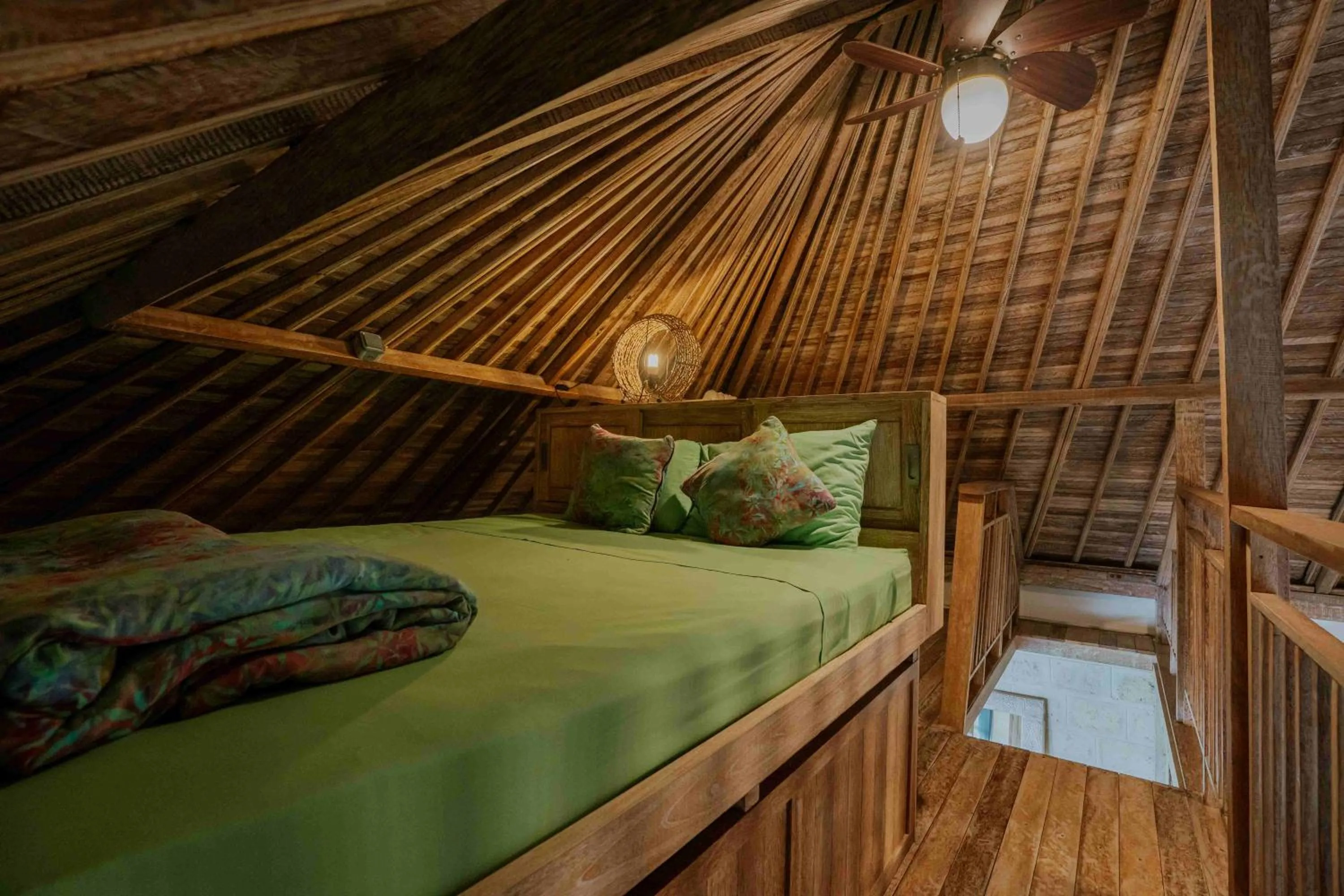 Bed in Le Yanandra Bali Resort