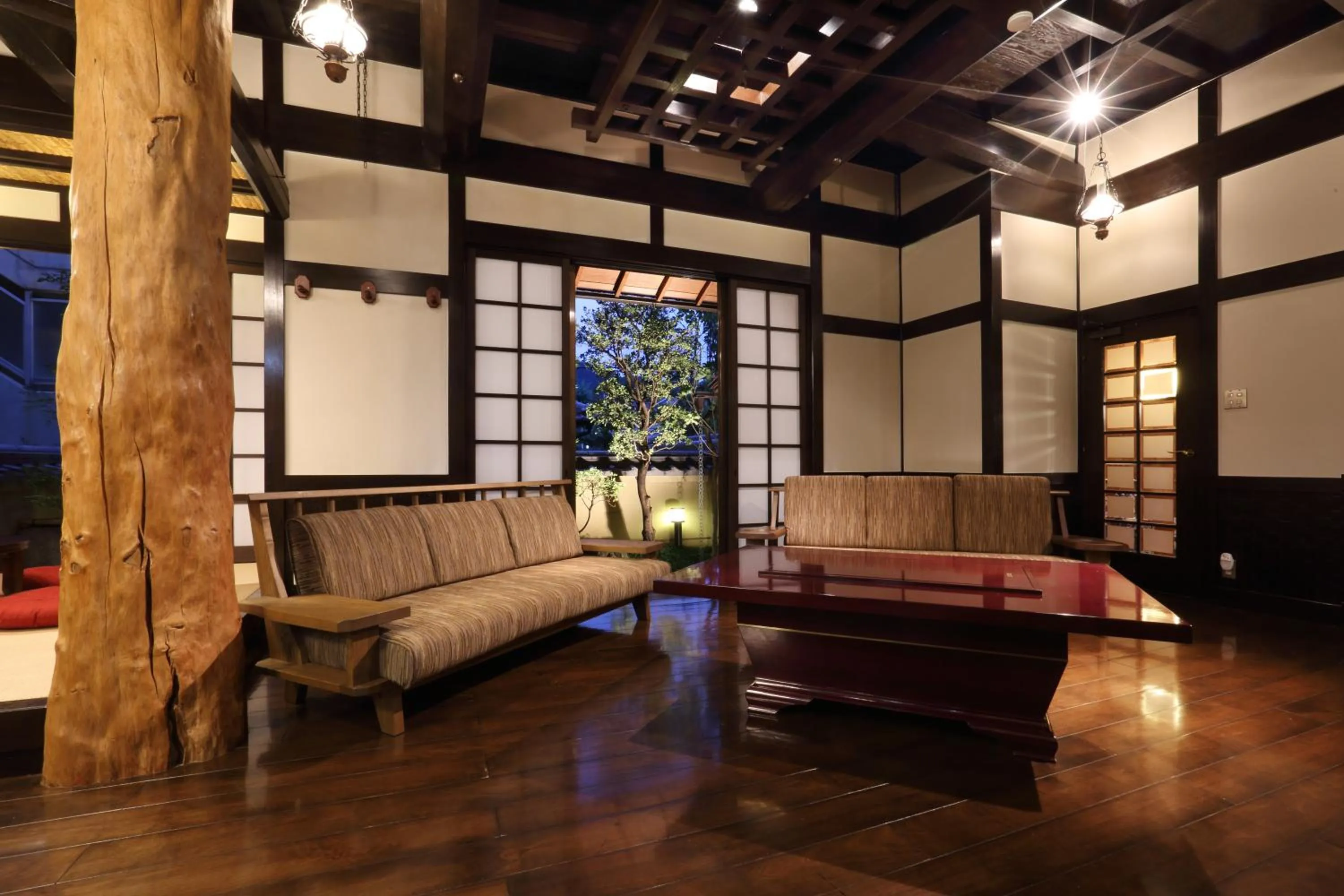 Living room in Kyo-machiya Stay WAKA Fushimiinari
