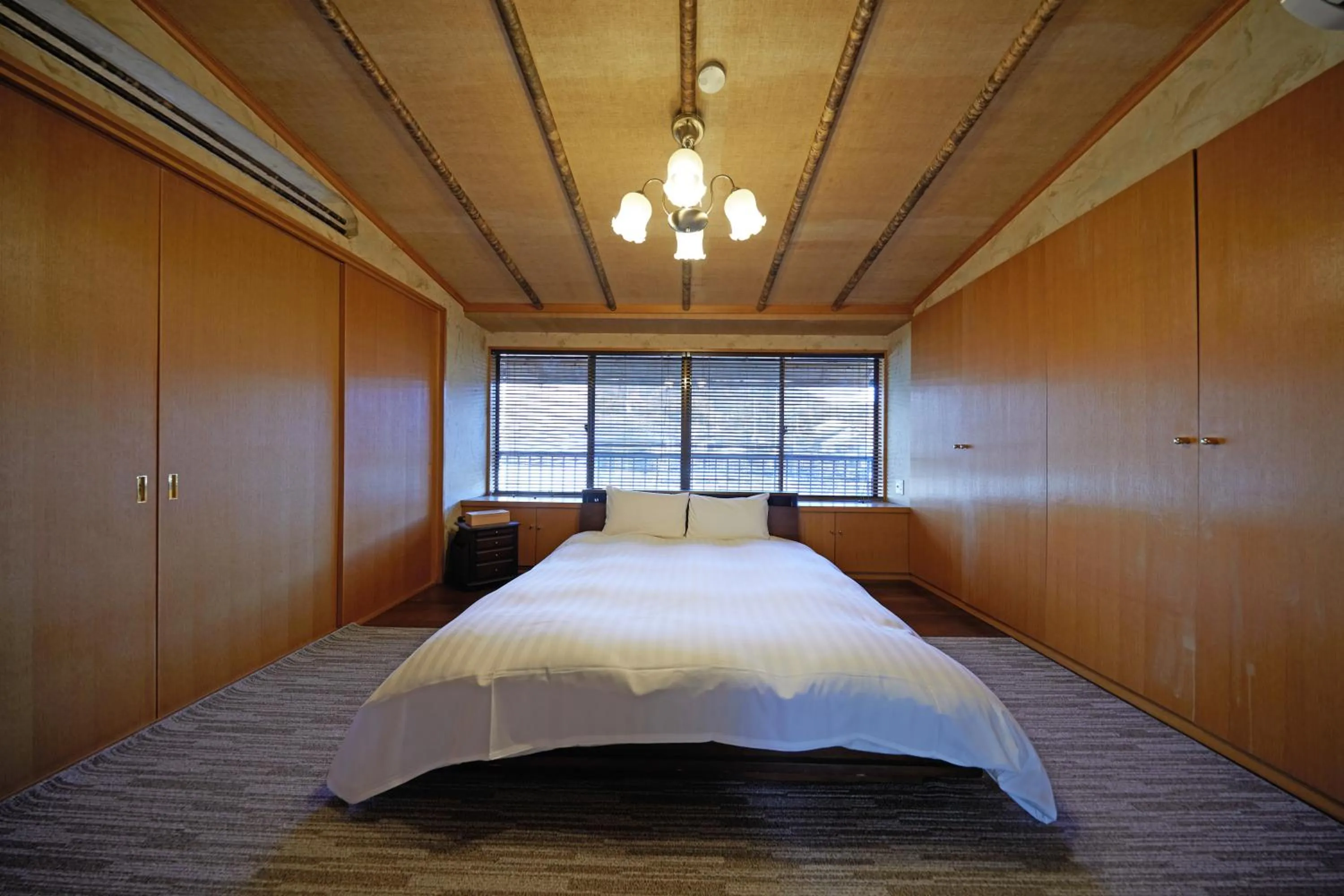 Bed in Kyo-machiya Stay WAKA Fushimiinari