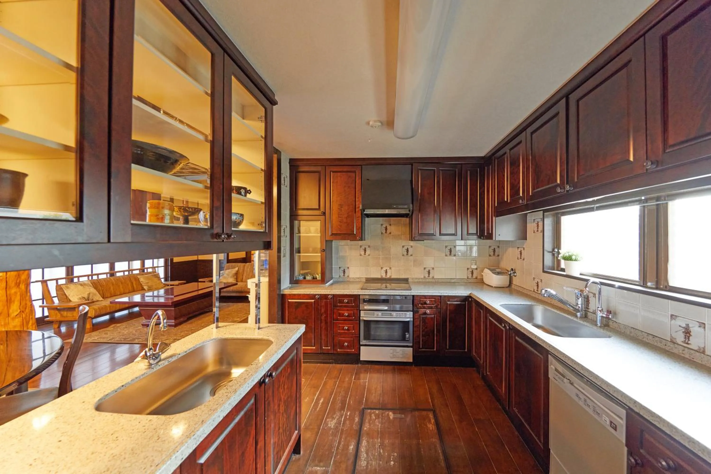 Kitchen or kitchenette in Kyo-machiya Stay WAKA Fushimiinari