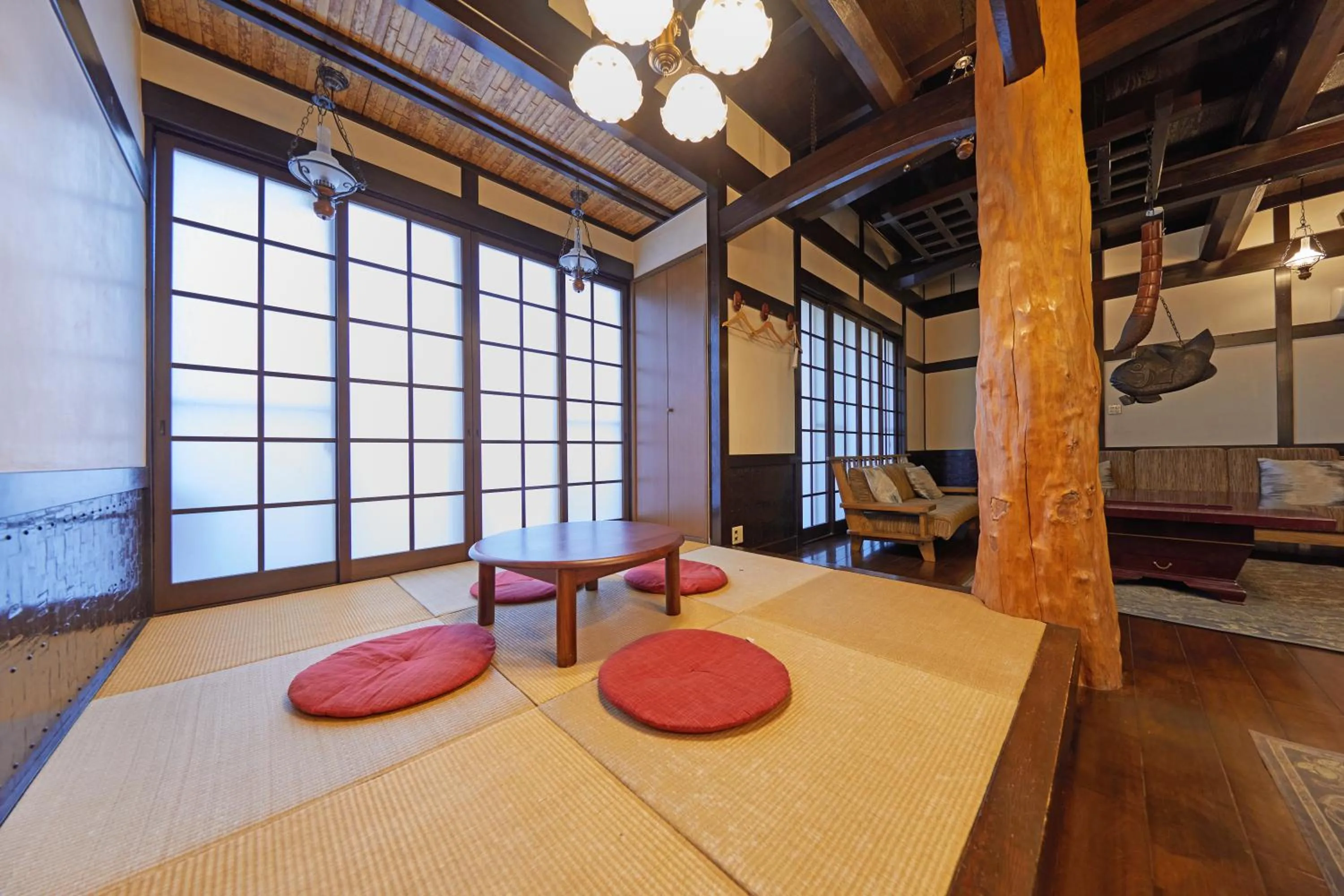Living room in Kyo-machiya Stay WAKA Fushimiinari