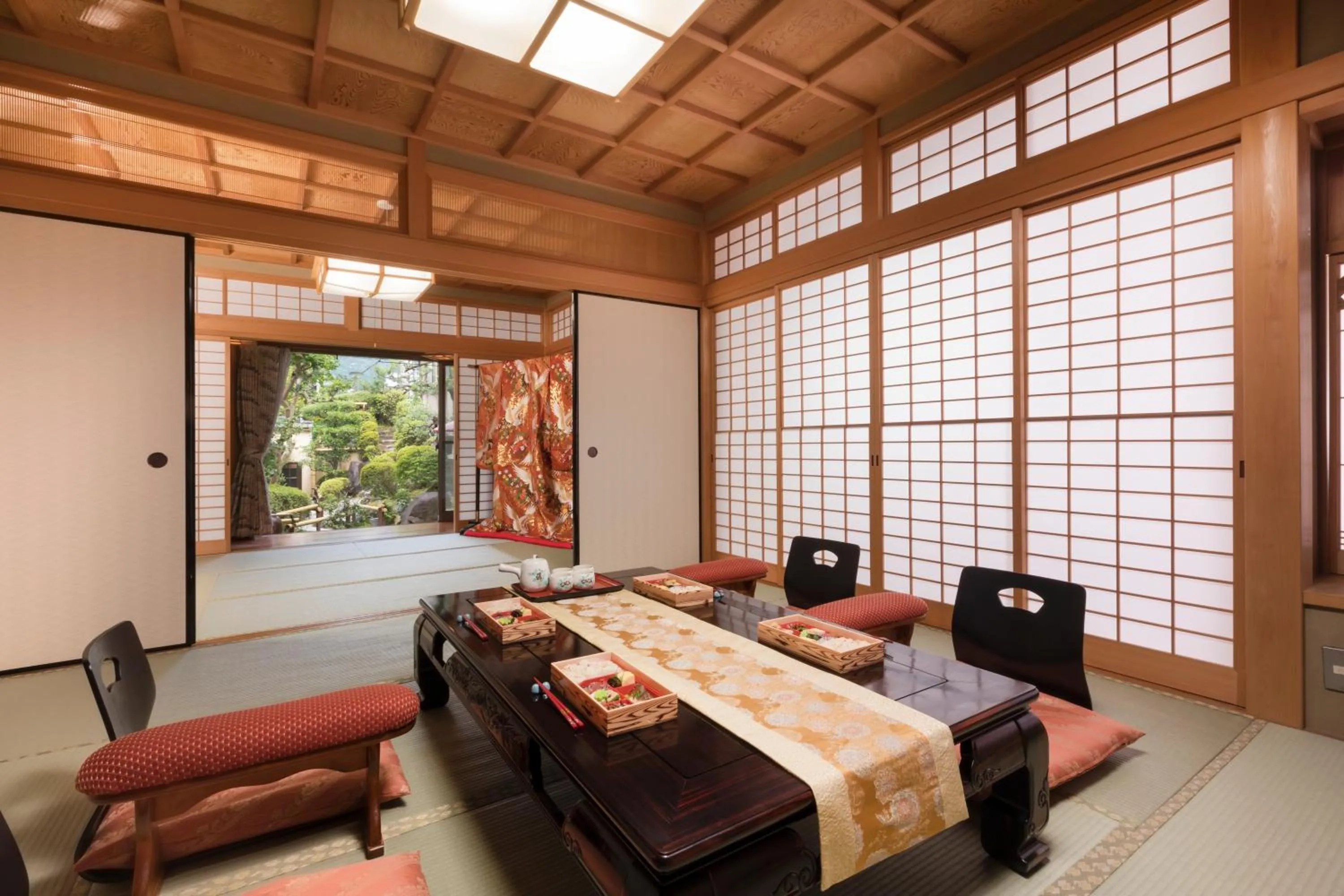 Photo of the whole room, Bed in Kyo-machiya Stay WAKA Fushimiinari