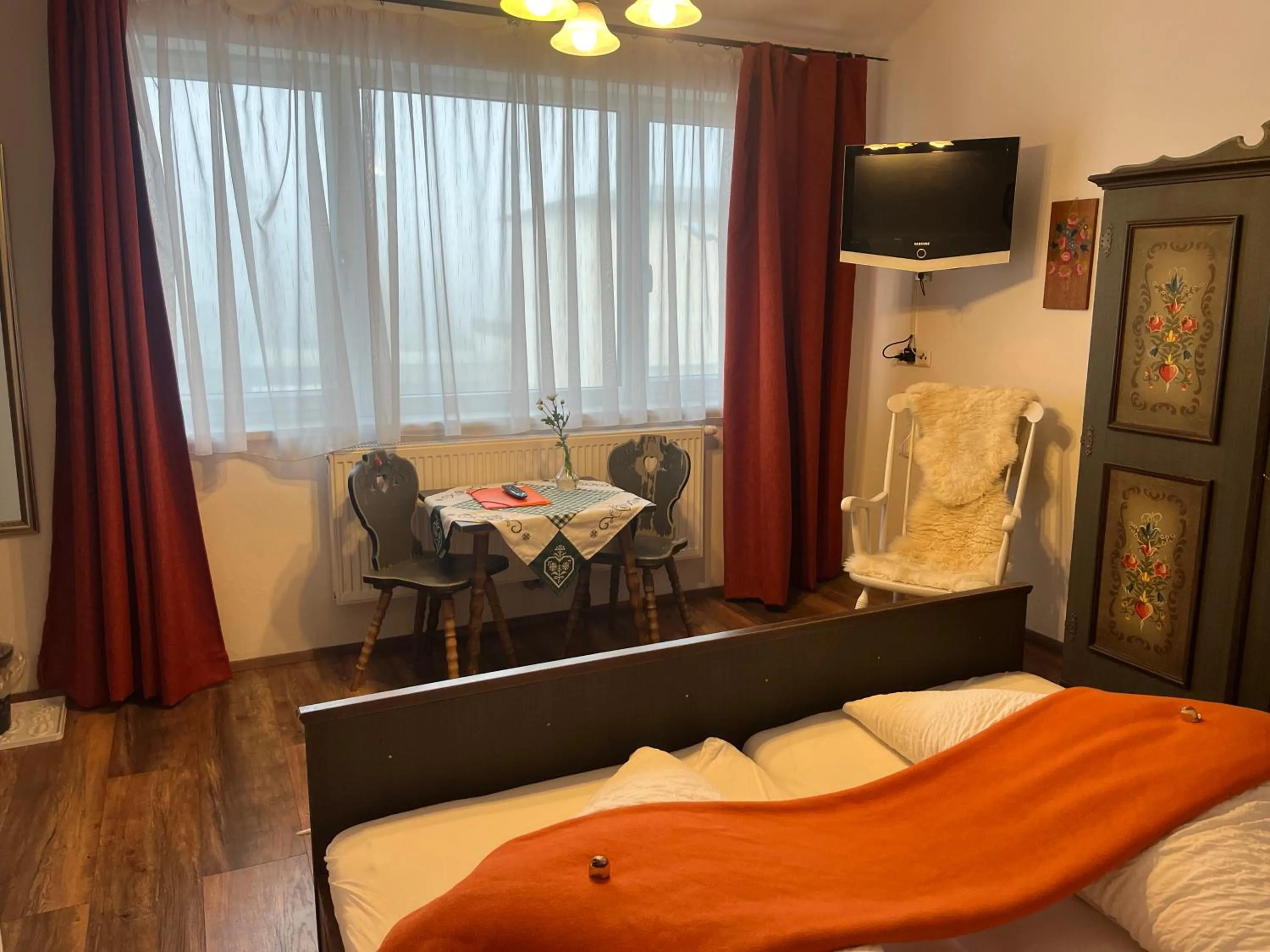 Bed in Pension Marillenhof