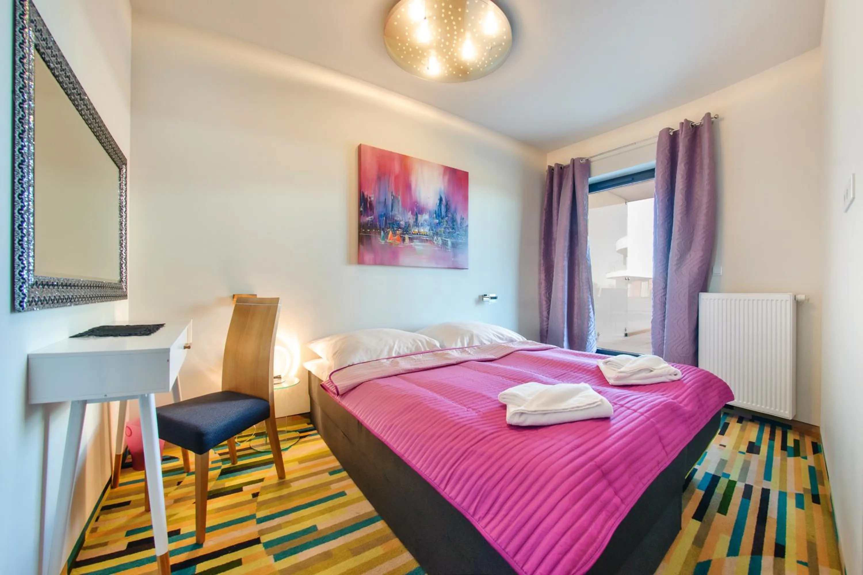 Photo of the whole room, Bed in Baltic Park Molo, Sun & Snow