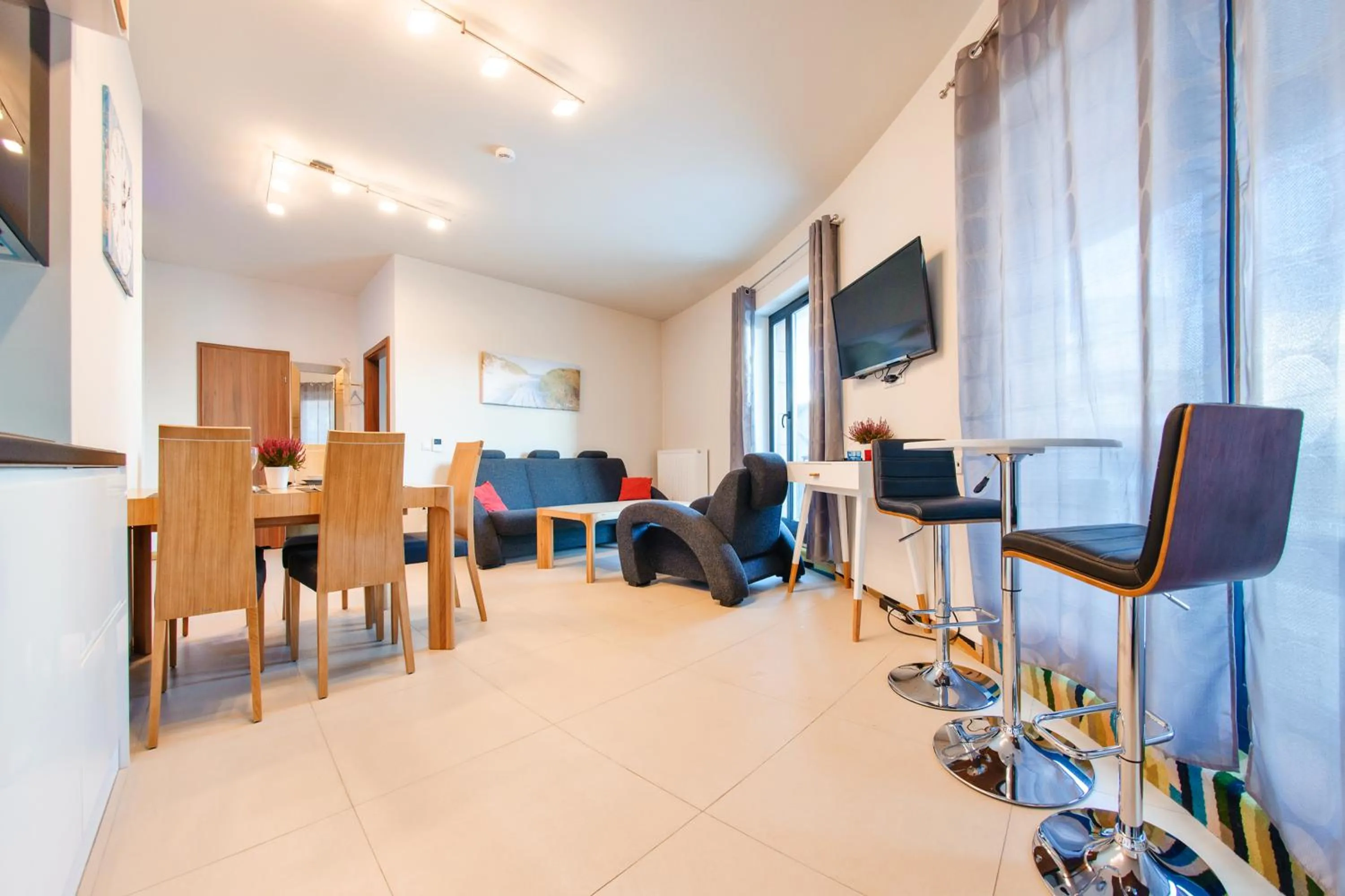 Living room in Baltic Park Molo, Sun & Snow