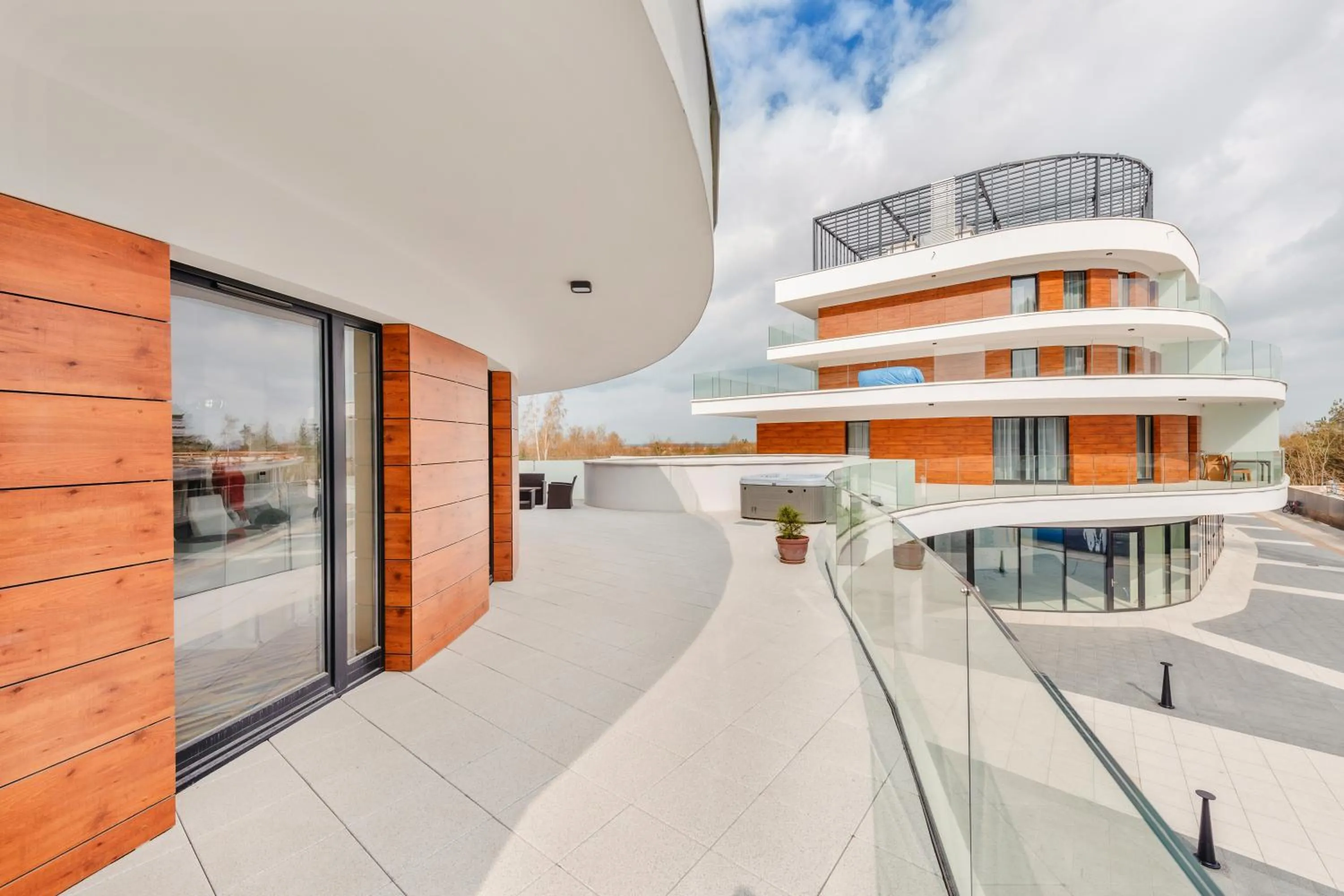Balcony/Terrace in Baltic Park Molo, Sun & Snow
