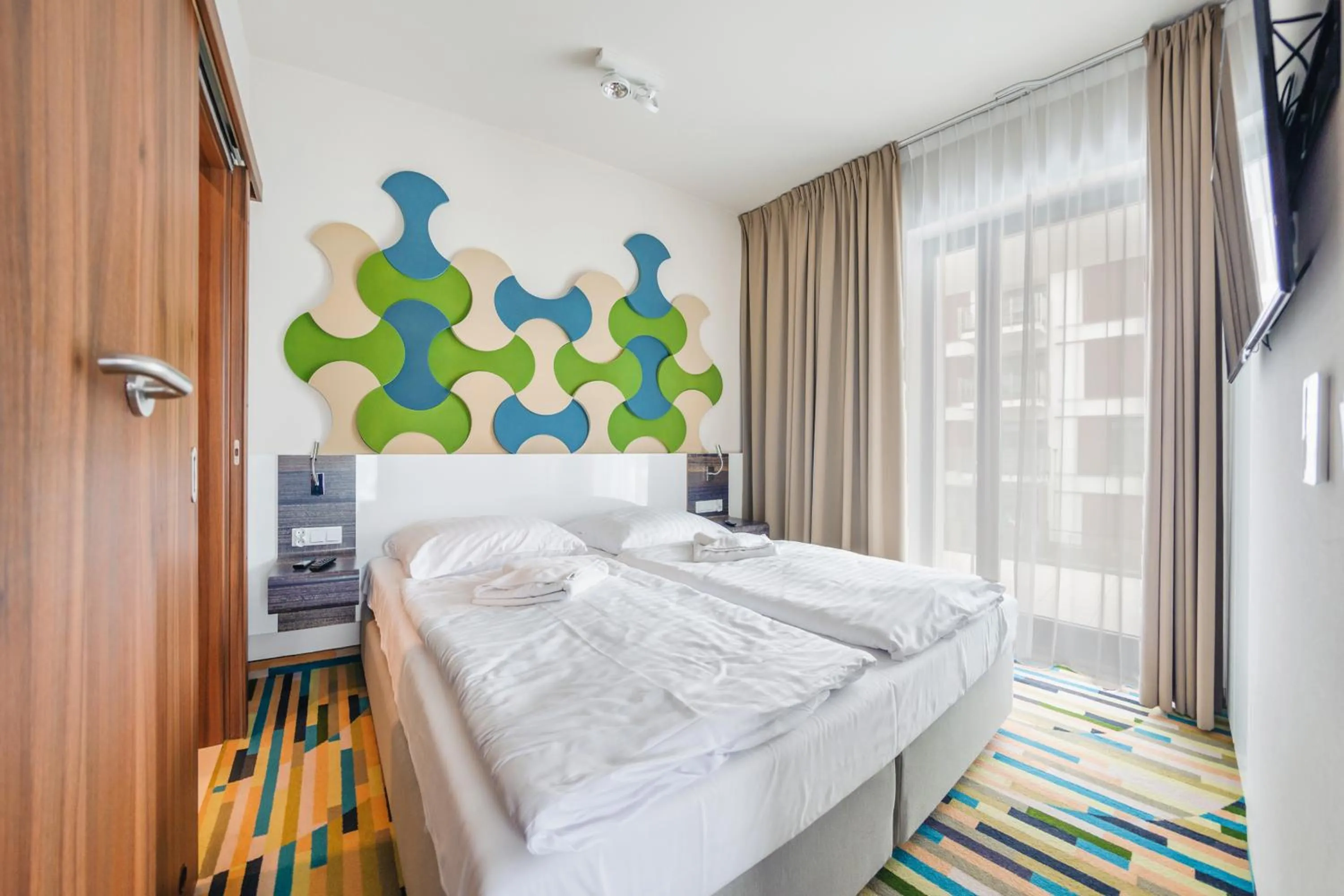 Bedroom, Bed in Baltic Park Molo, Sun & Snow