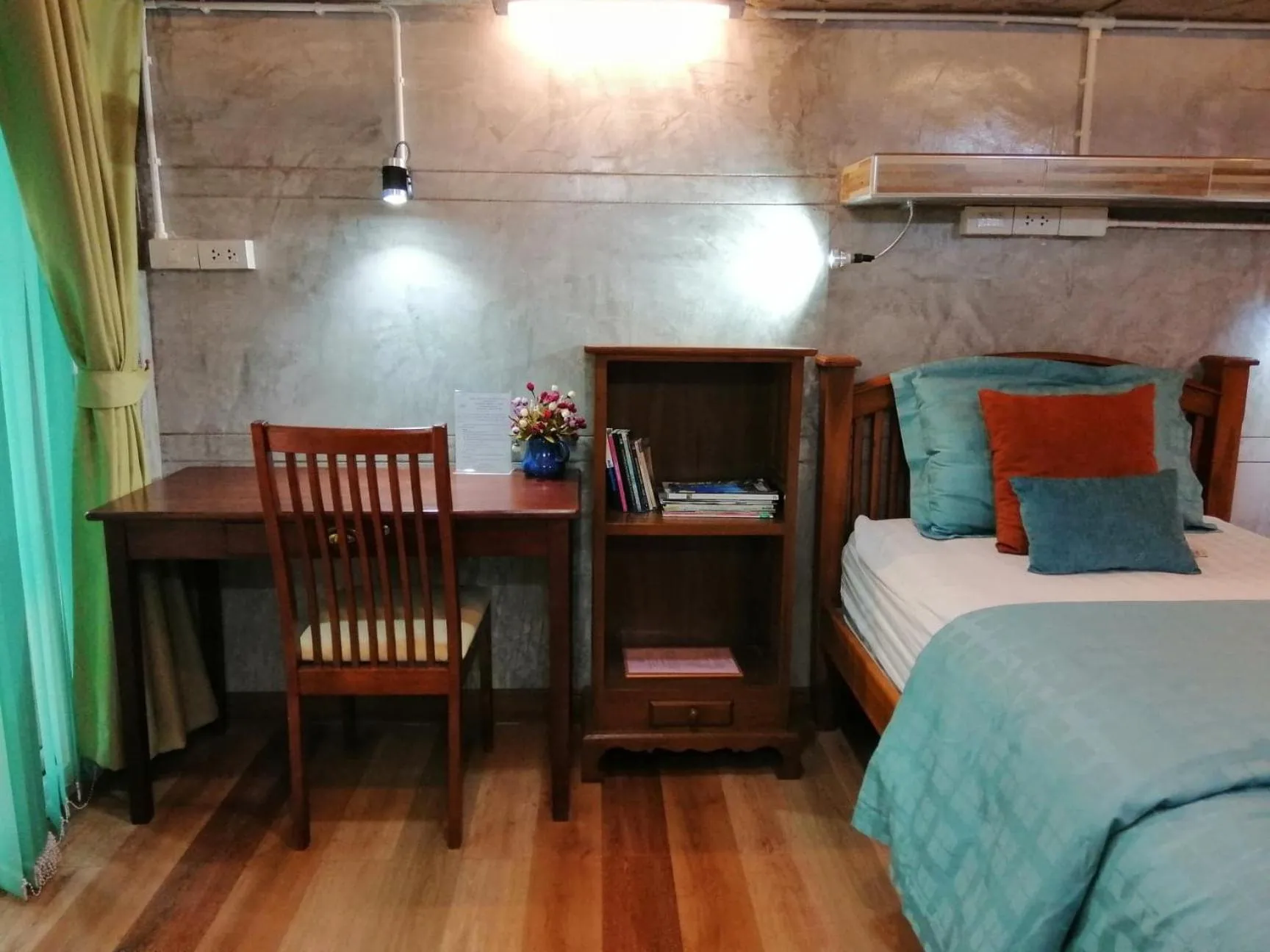 Bedroom, Bed in Loei Huen Hao Hug Home&Resort