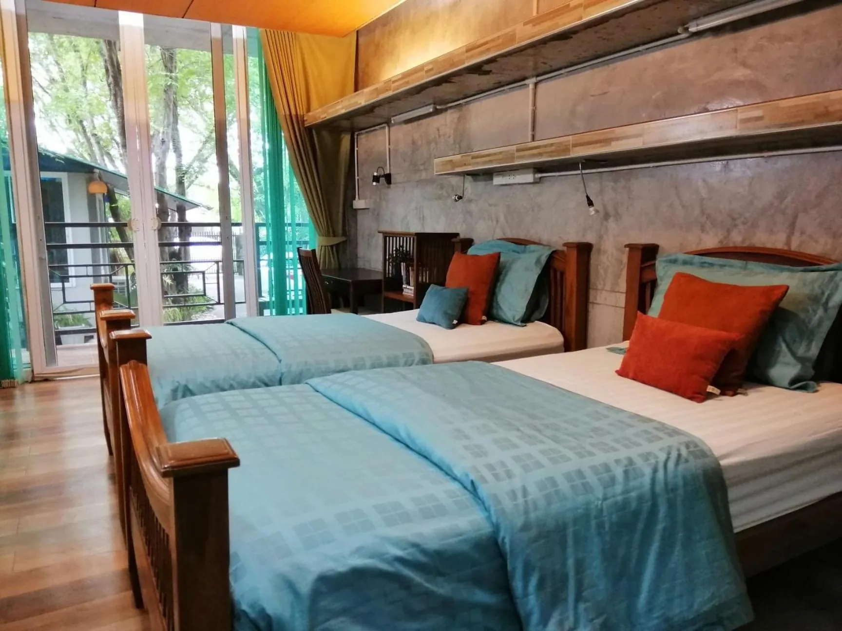 Bed in Loei Huen Hao Hug Home&Resort