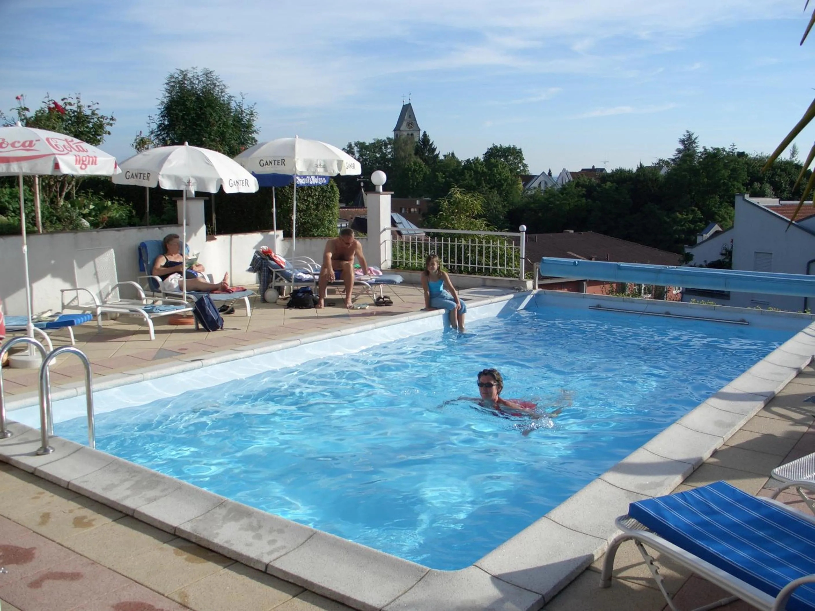 Swimming pool in Sporthotel Schönblick