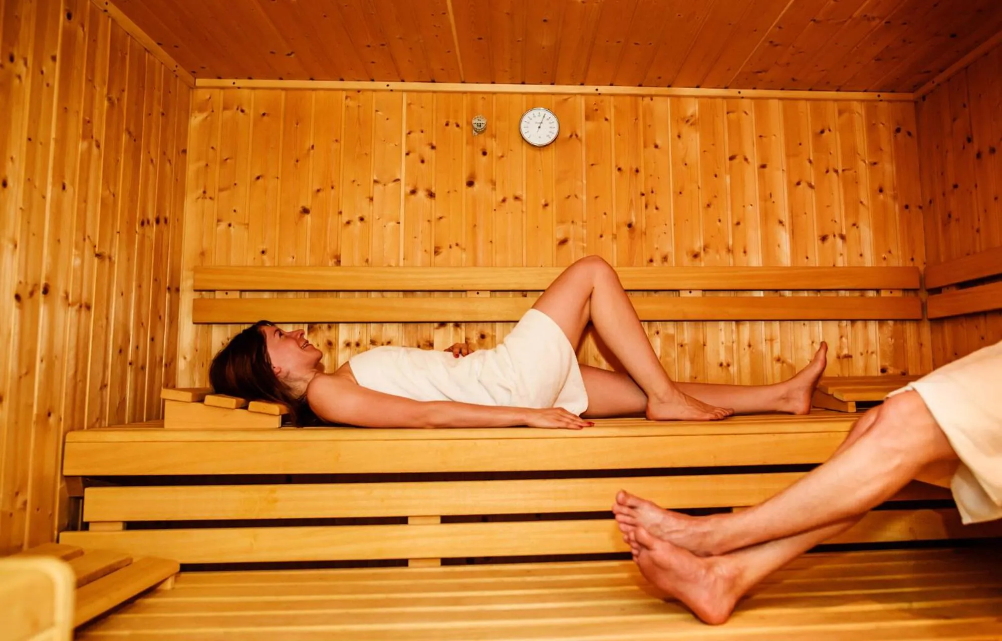 Swimming pool in Sporthotel Schönblick