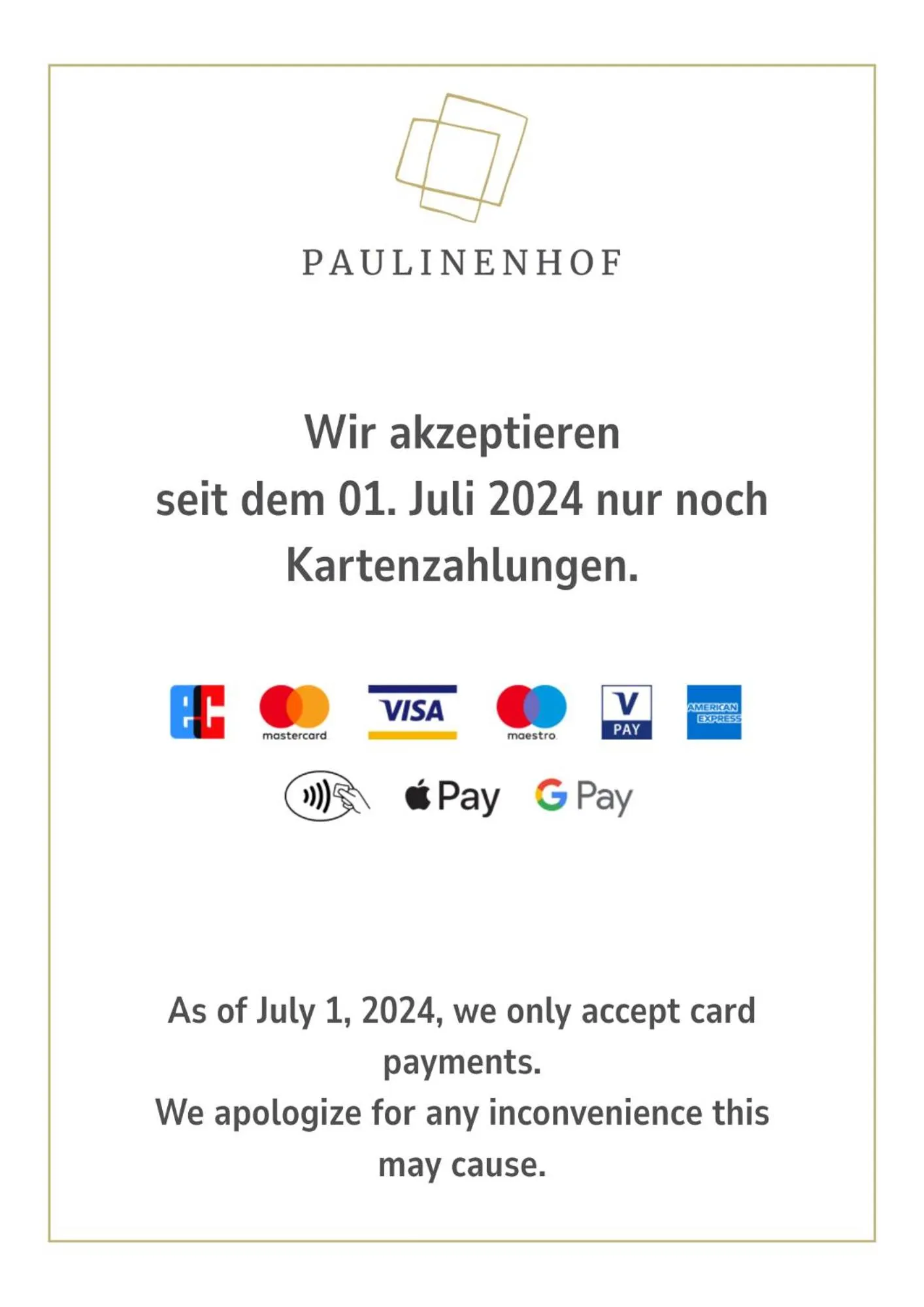 Restaurant/places to eat in Paulinenhof