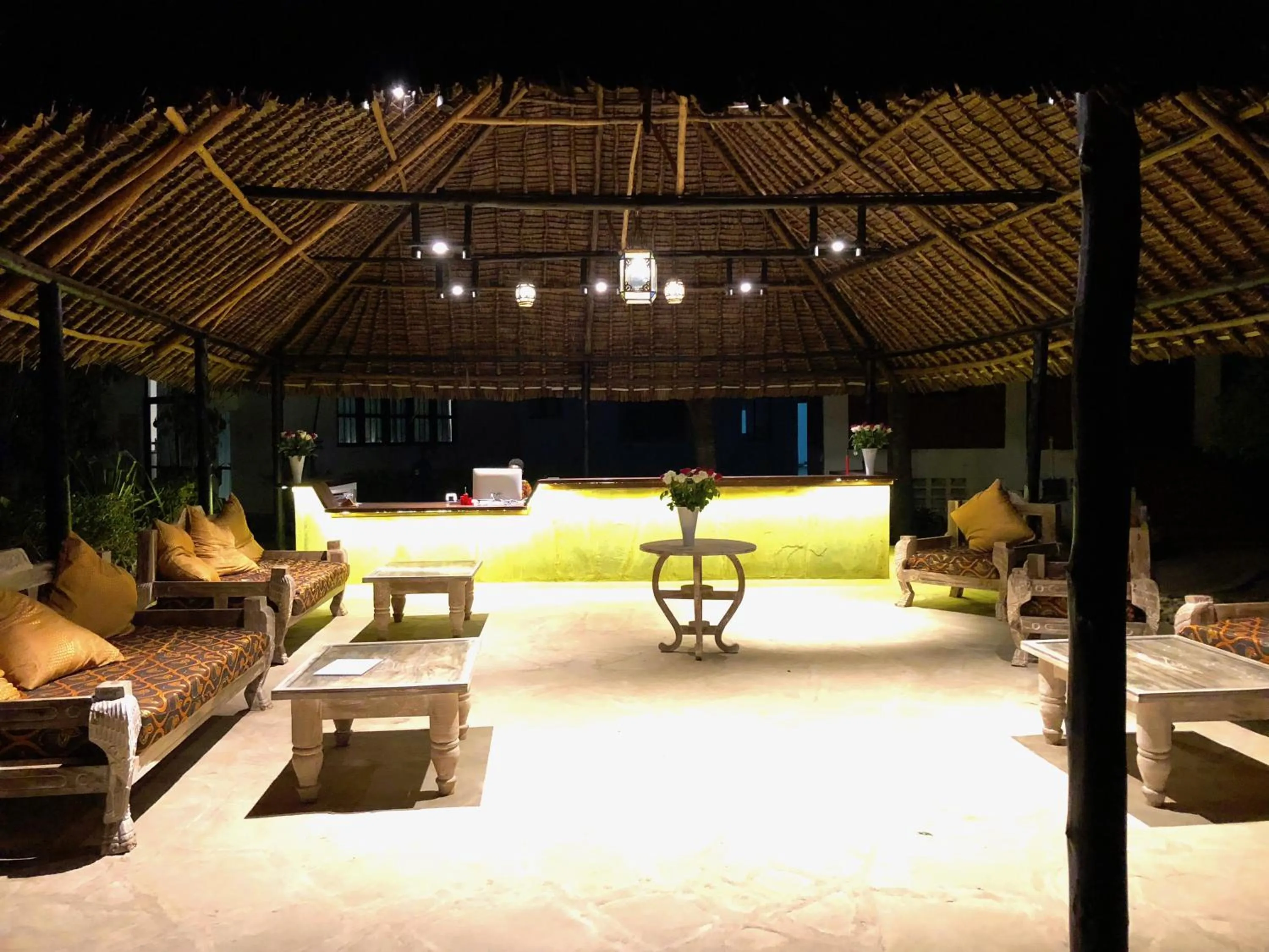 Lobby or reception in Bahari Dhow Beach Villas