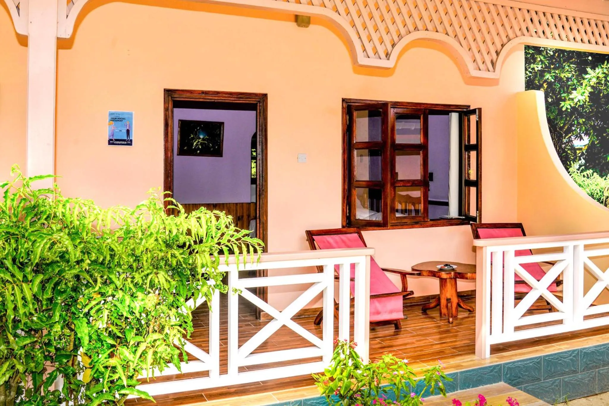 Patio in Bernique Guesthouse